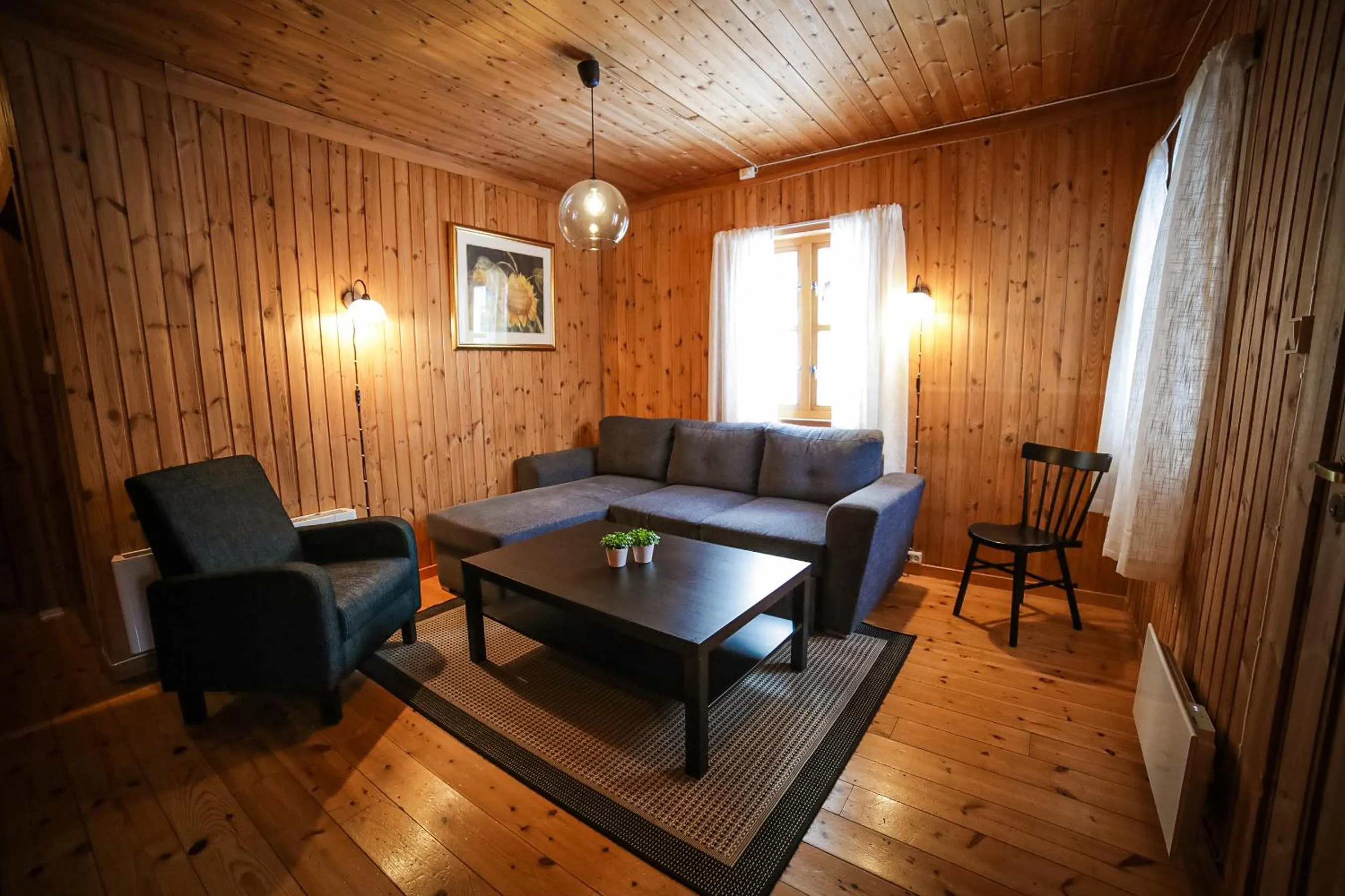 Living room in Vesterland Feriepark Hytter, hotell og leikeland