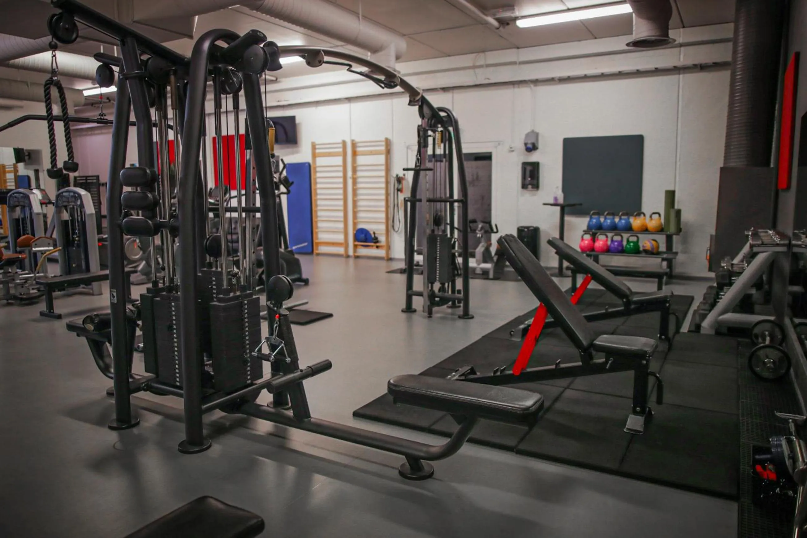 Fitness centre/facilities in Vesterland Feriepark Hytter, hotell og leikeland