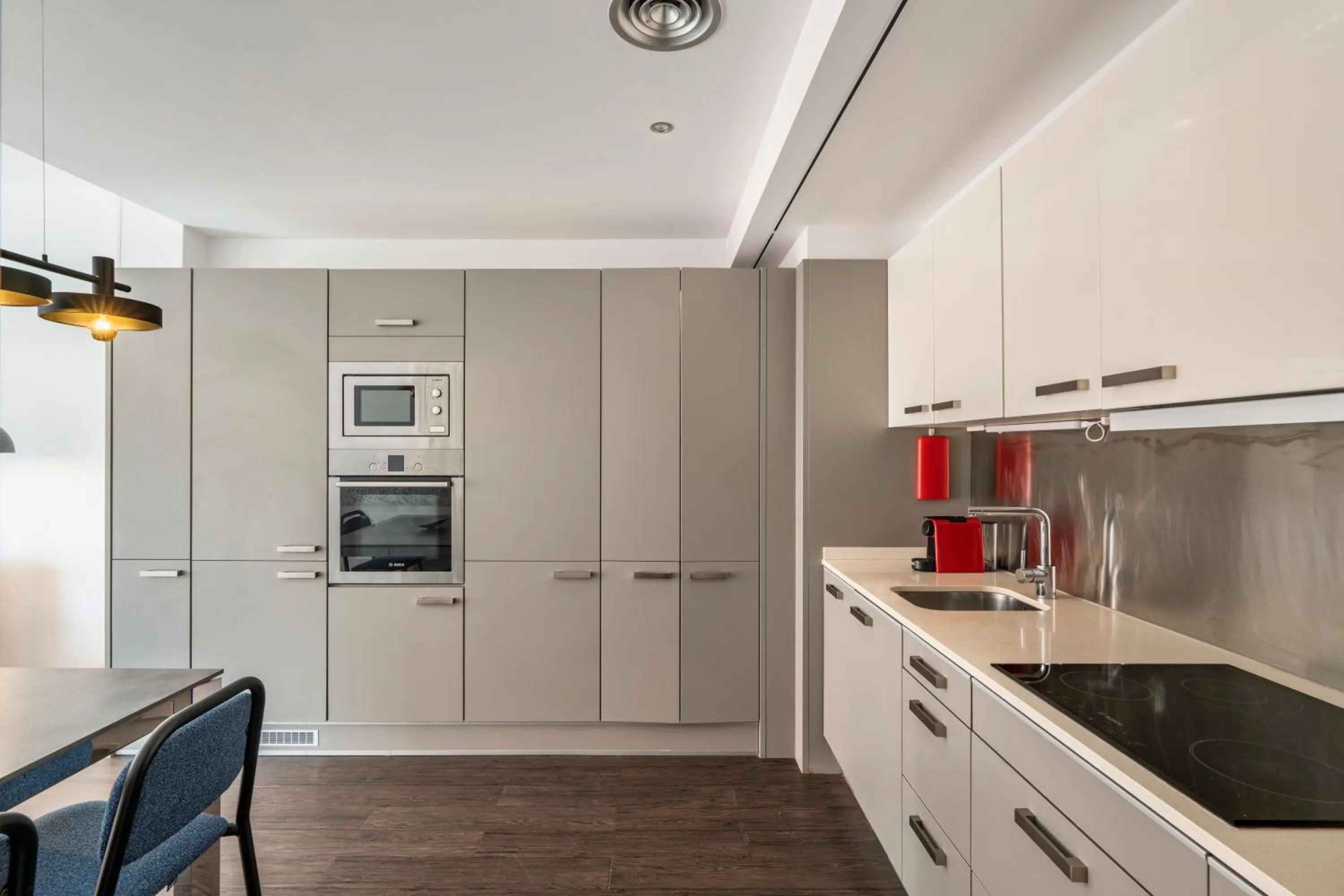 Kitchen or kitchenette in Aspasios Catedral Apartments