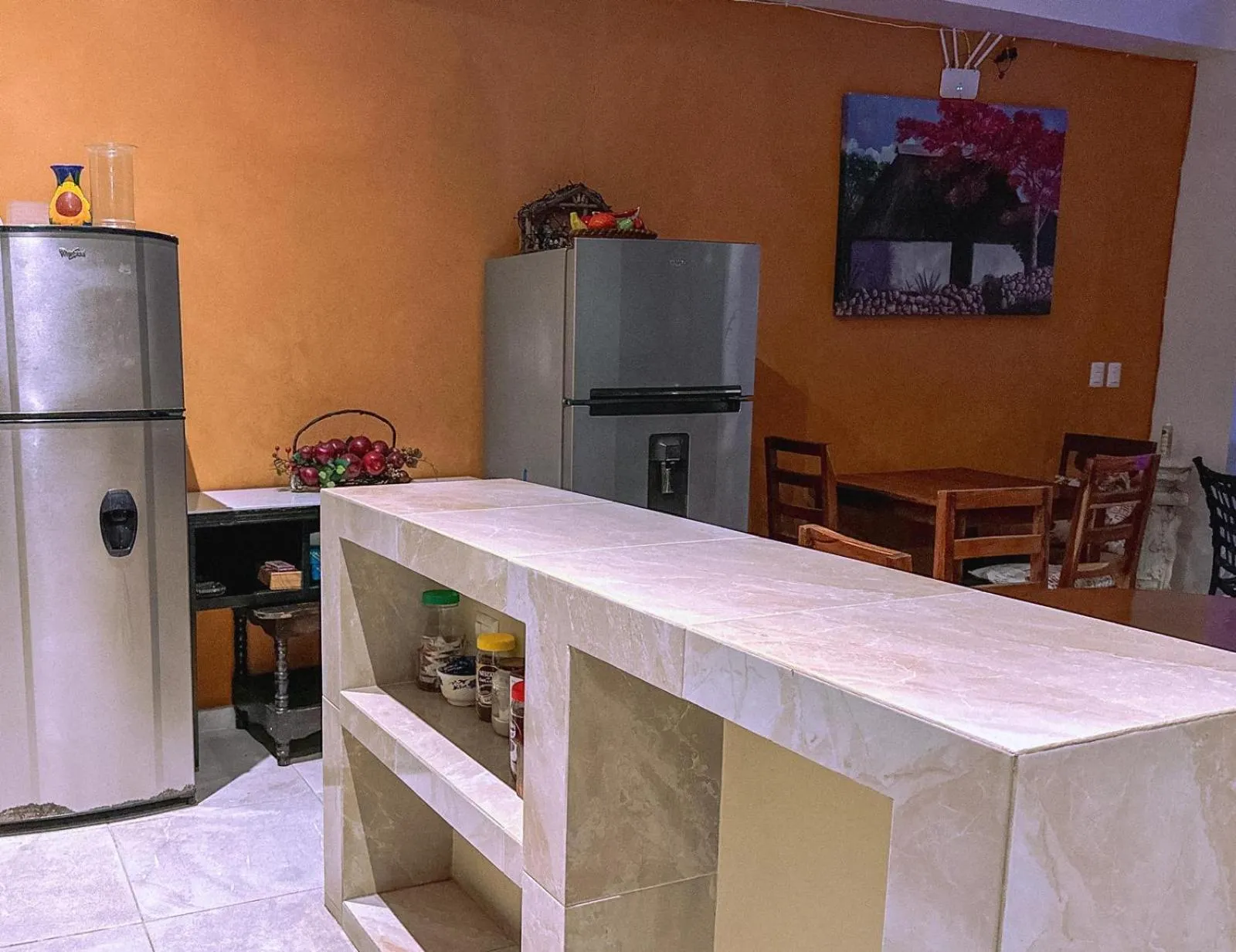 Kitchen or kitchenette in Casa Daniels Guesthouse