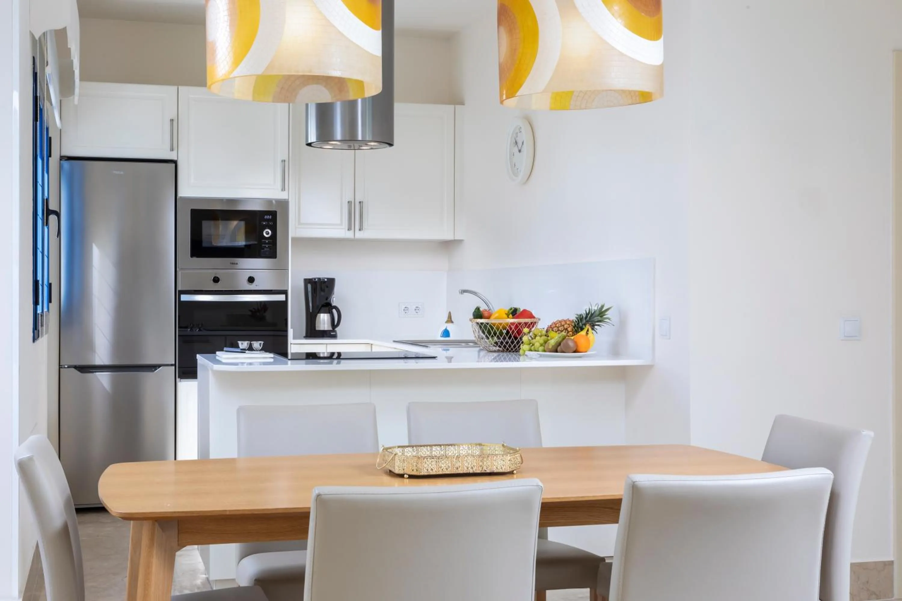 Kitchen or kitchenette in Bahiazul Resort Fuerteventura