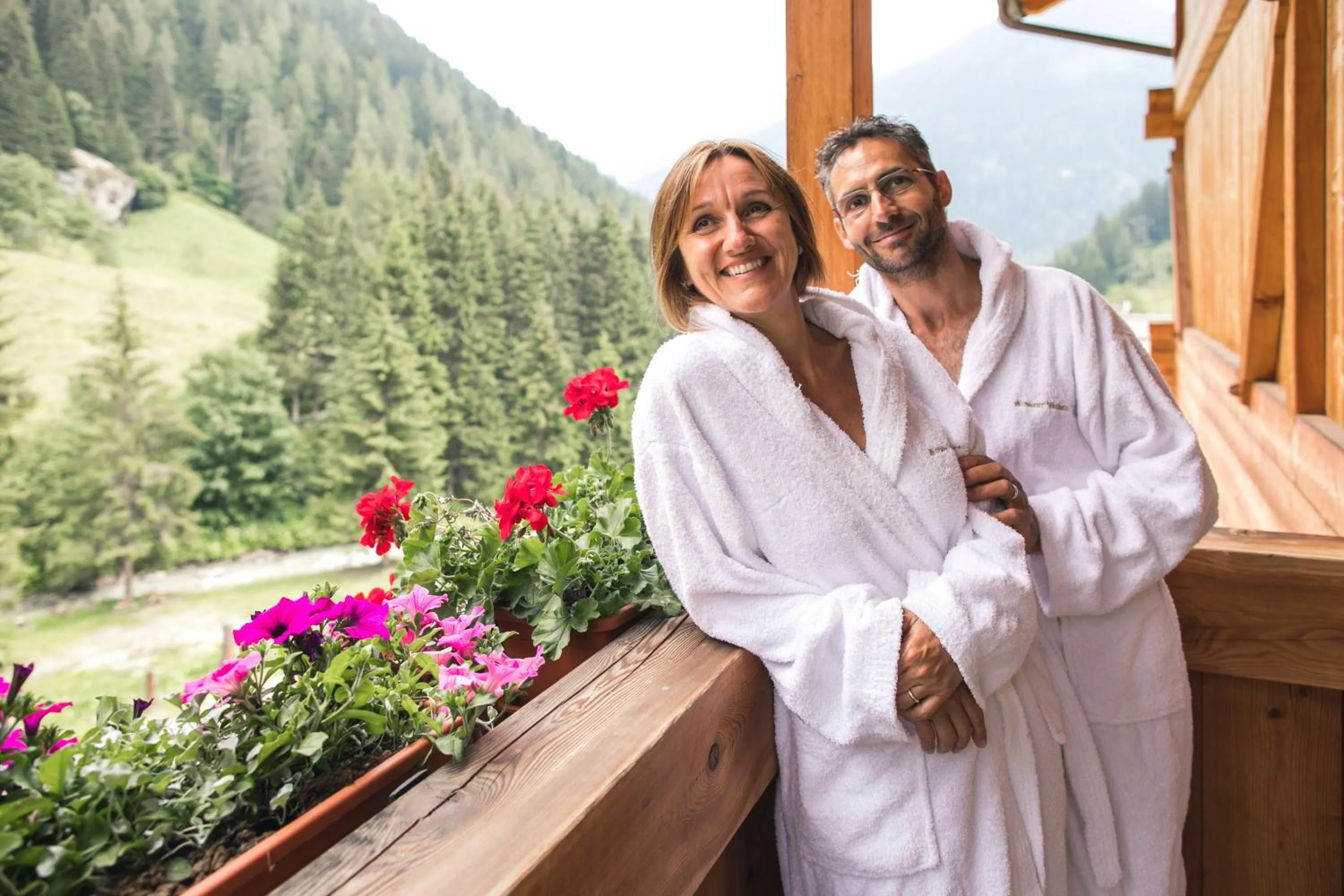 Garden view in Hotel Chalet Alpenrose Bio Wellness Naturaktivhotel