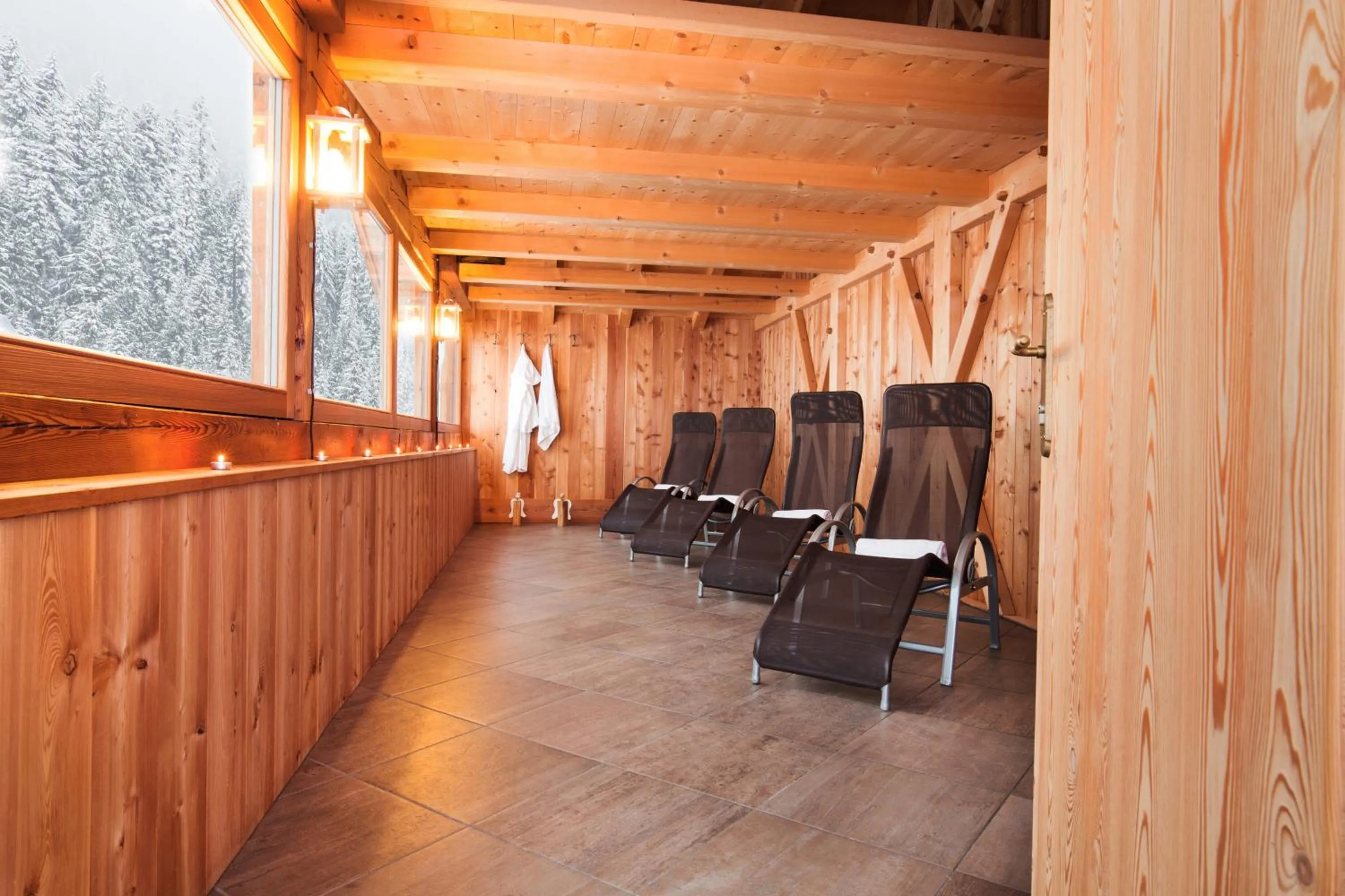 Sauna in Hotel Chalet Alpenrose Bio Wellness Naturaktivhotel