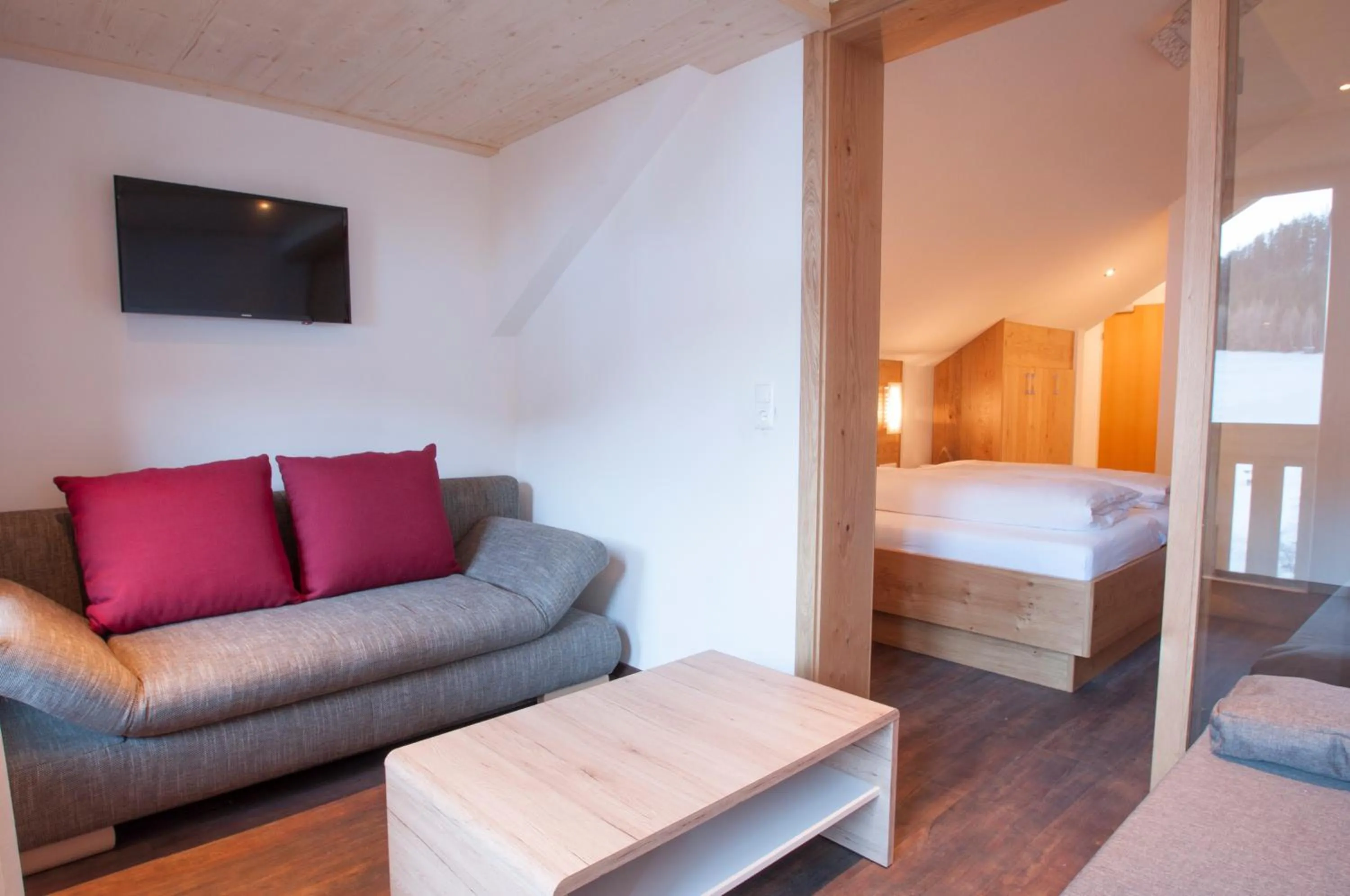 Photo of the whole room, Bed in Erlebnishotel Fendels