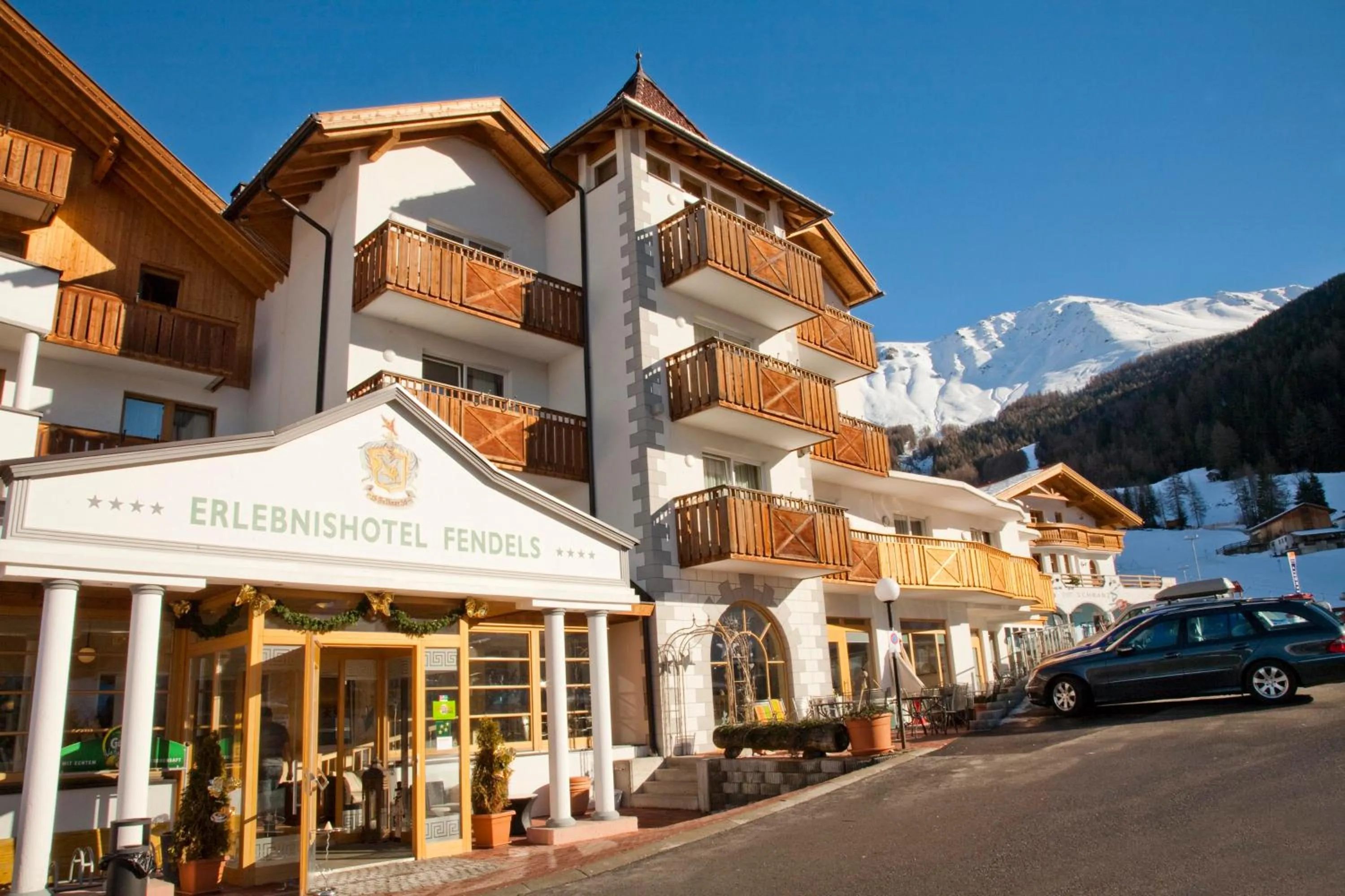 Facade/entrance in Erlebnishotel Fendels