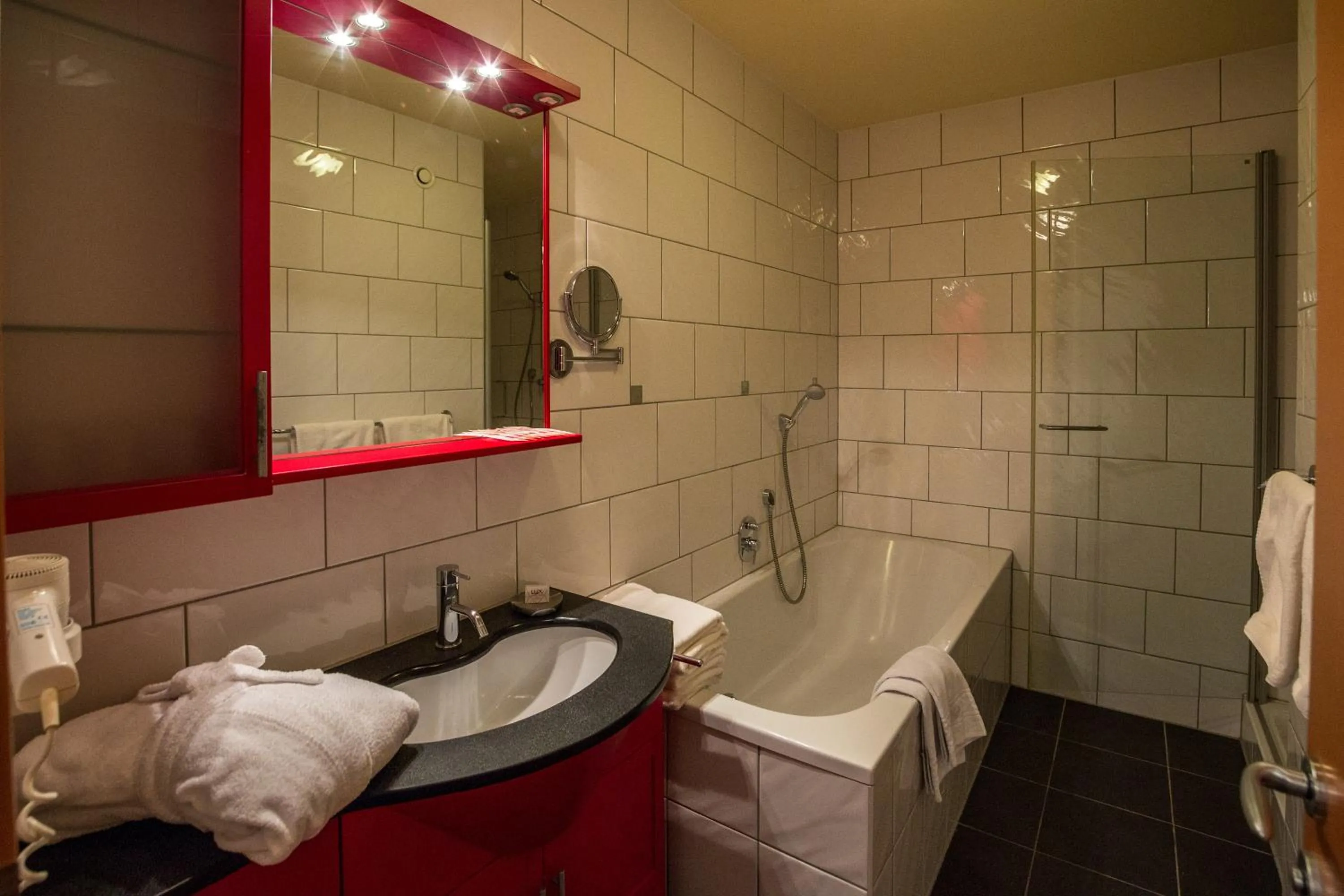 Bathroom in Erlebnishotel Fendels