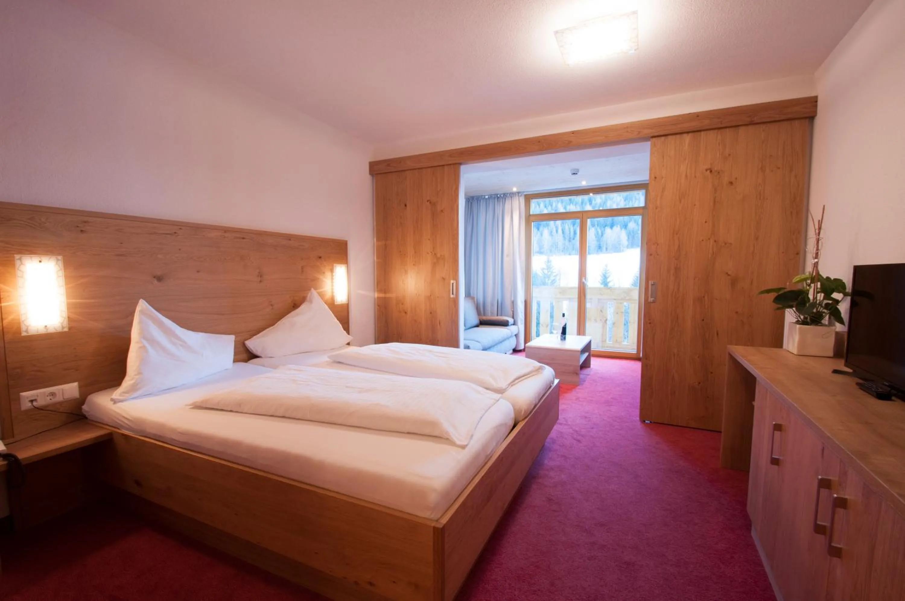 Photo of the whole room, Bed in Erlebnishotel Fendels