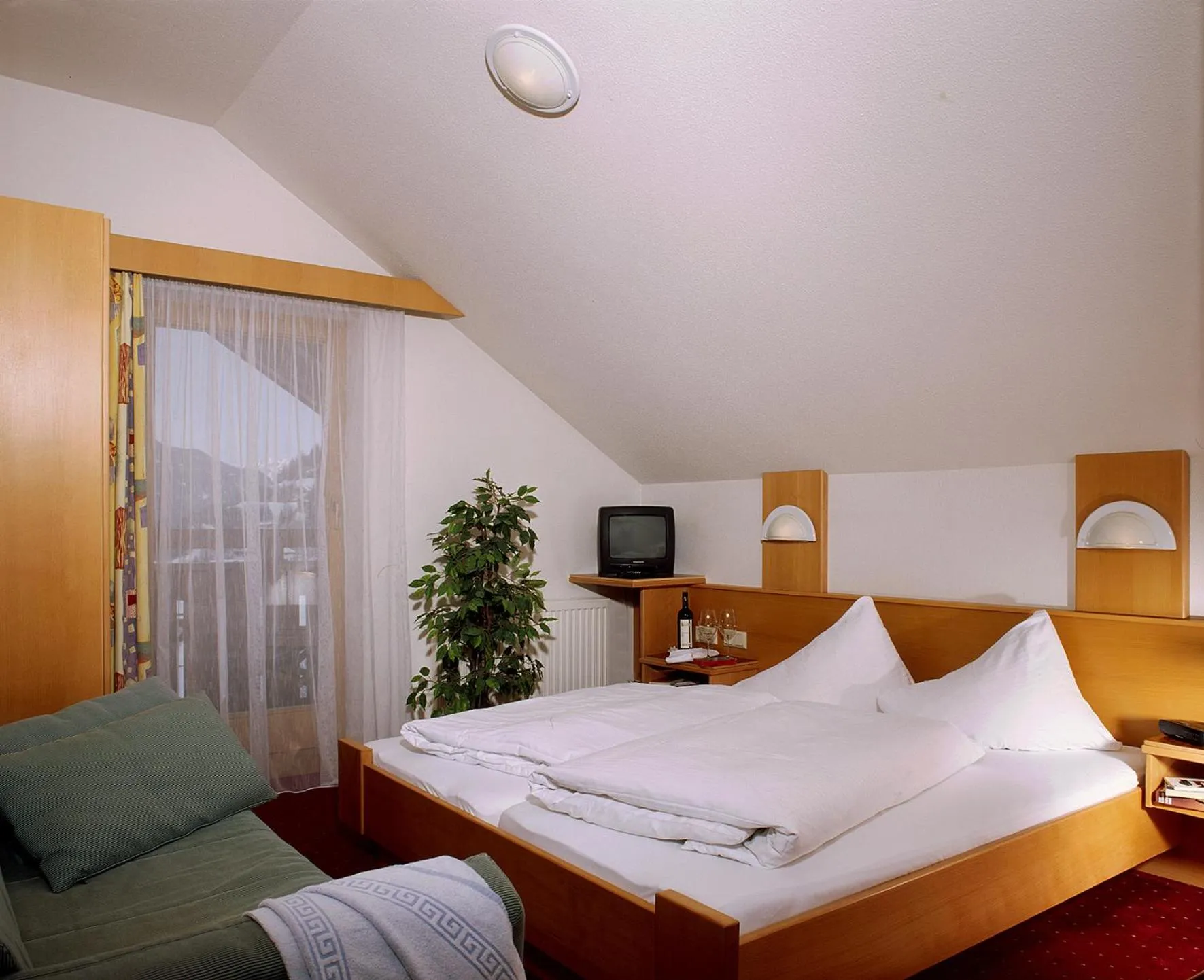 Bed in Erlebnishotel Fendels