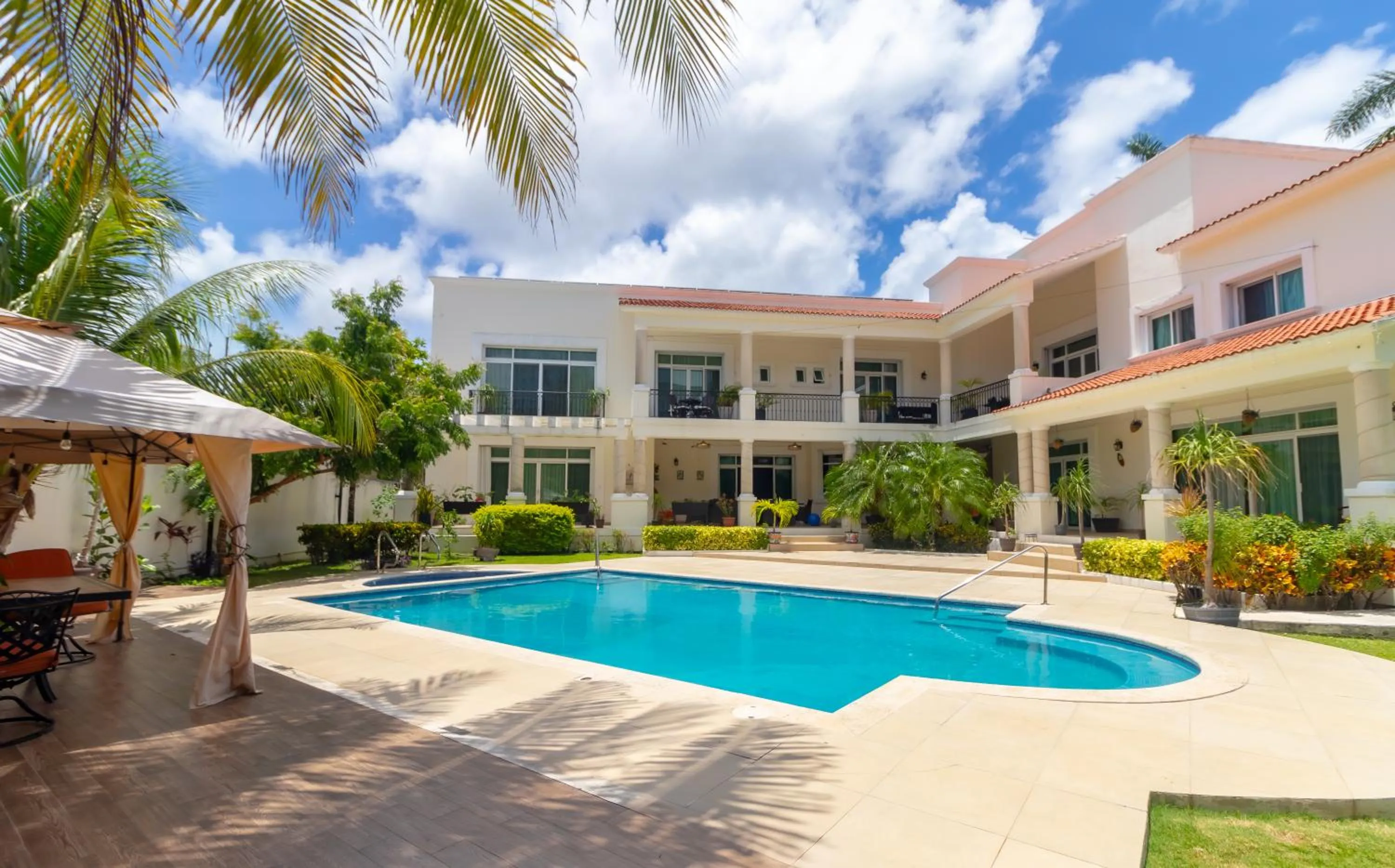 Patio in Villa Segovia Cozumel