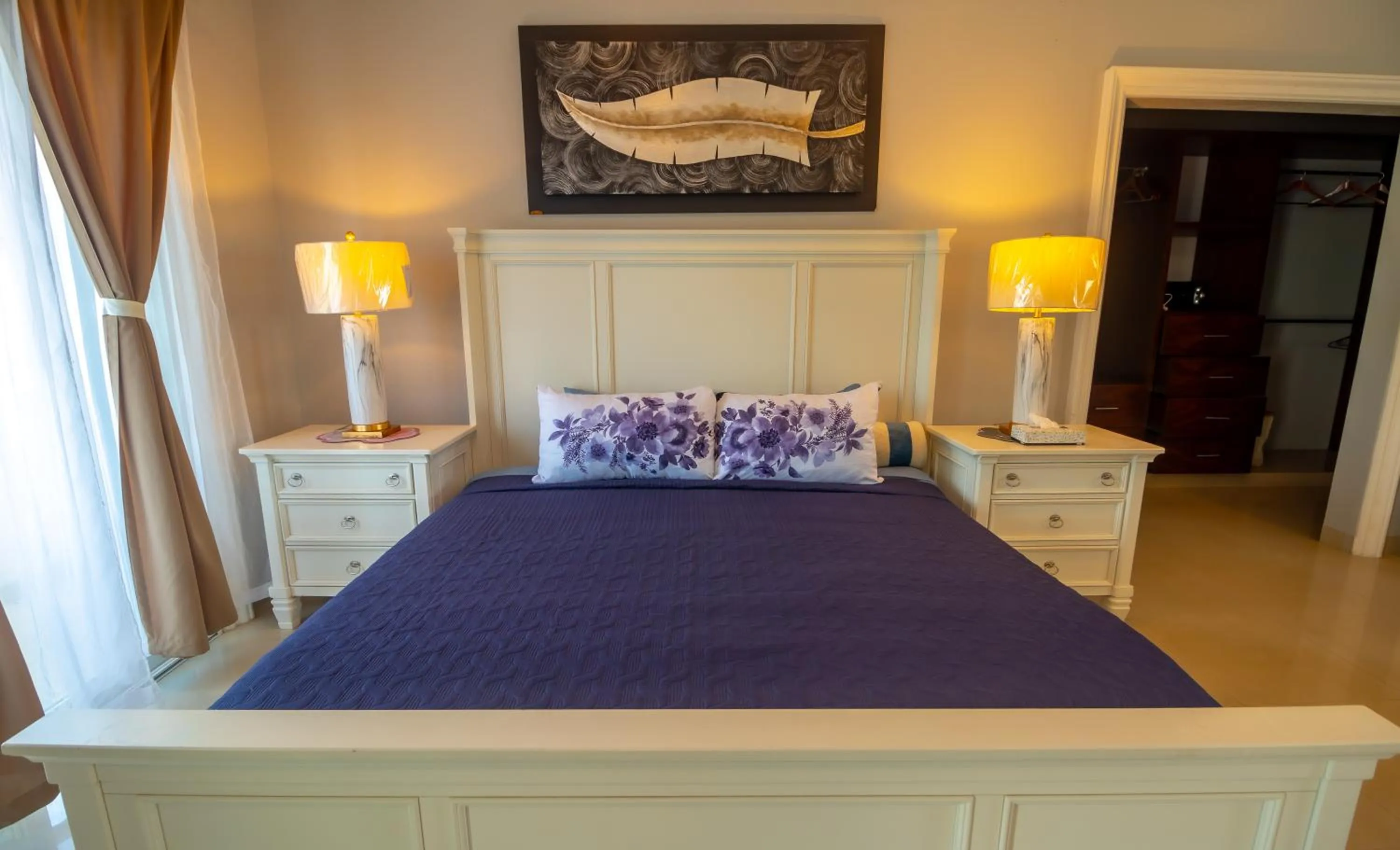 Bedroom, Bed in Villa Segovia Cozumel