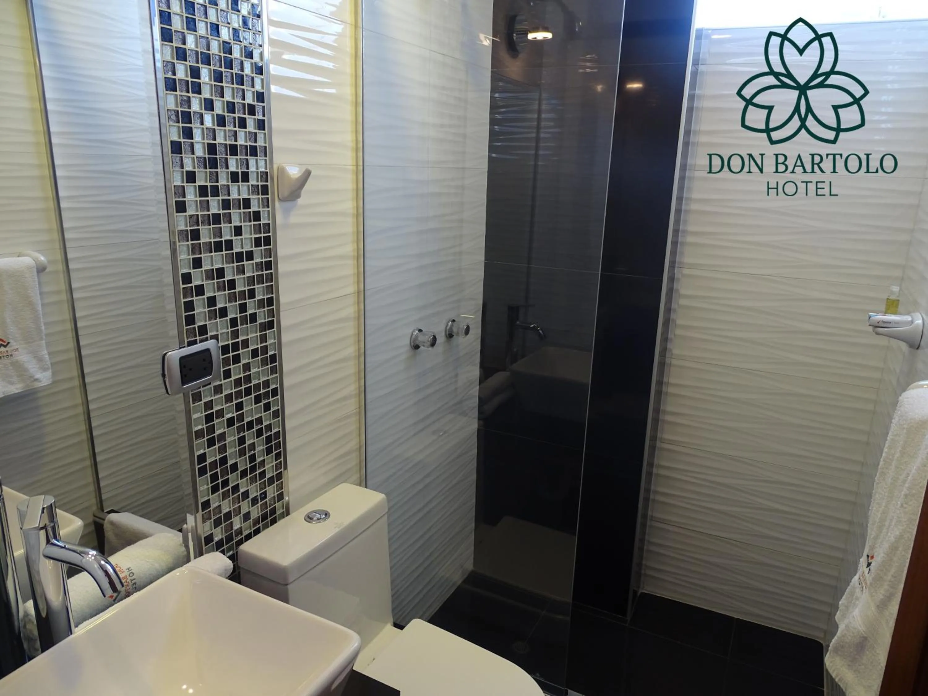 Shower in Hotel Don Bartolo