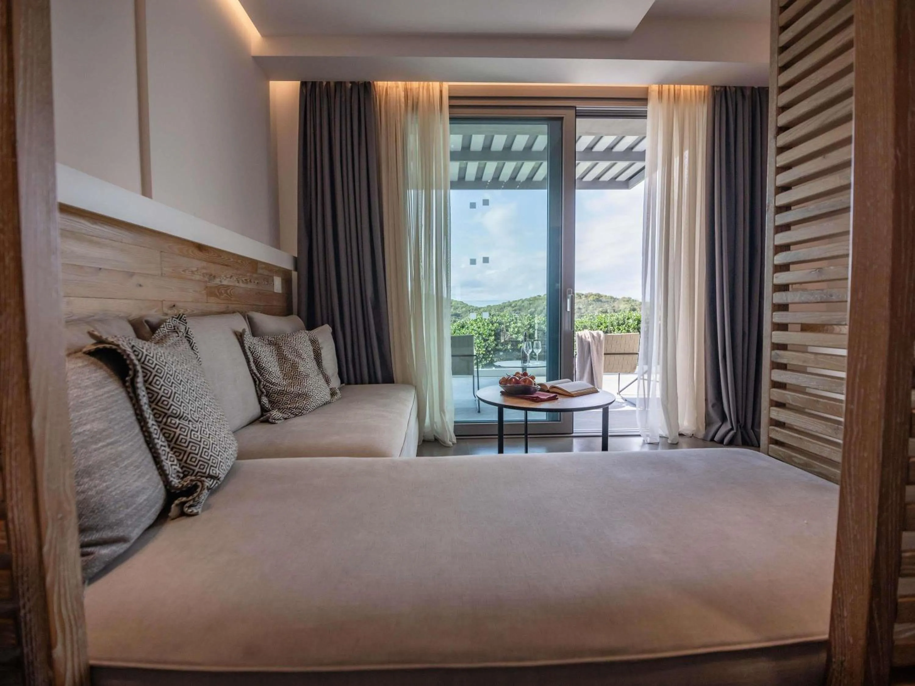 Bedroom, Bed in Movenpick Resort Agios Nikolaos Sivota