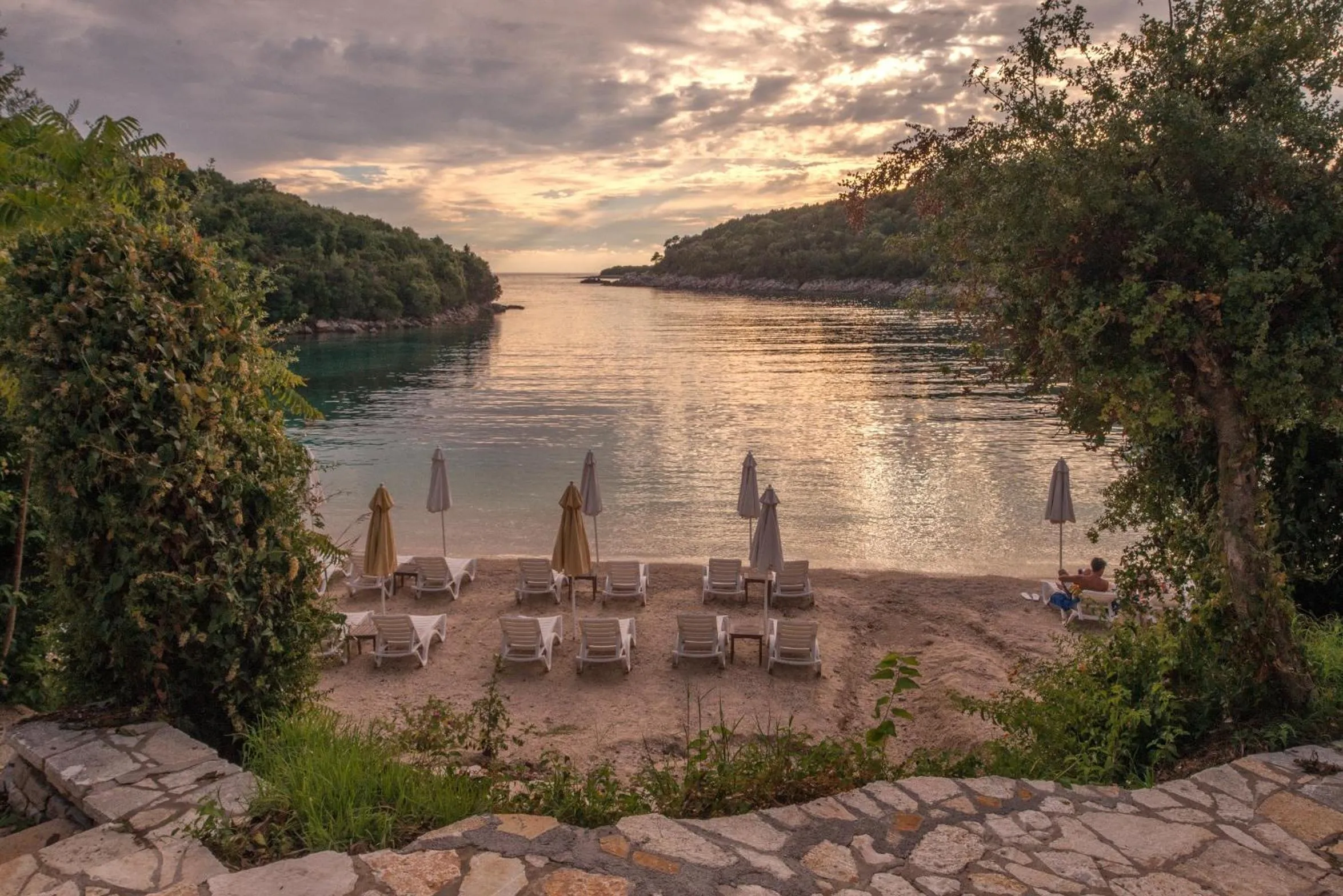 Beach in Movenpick Resort Agios Nikolaos Sivota