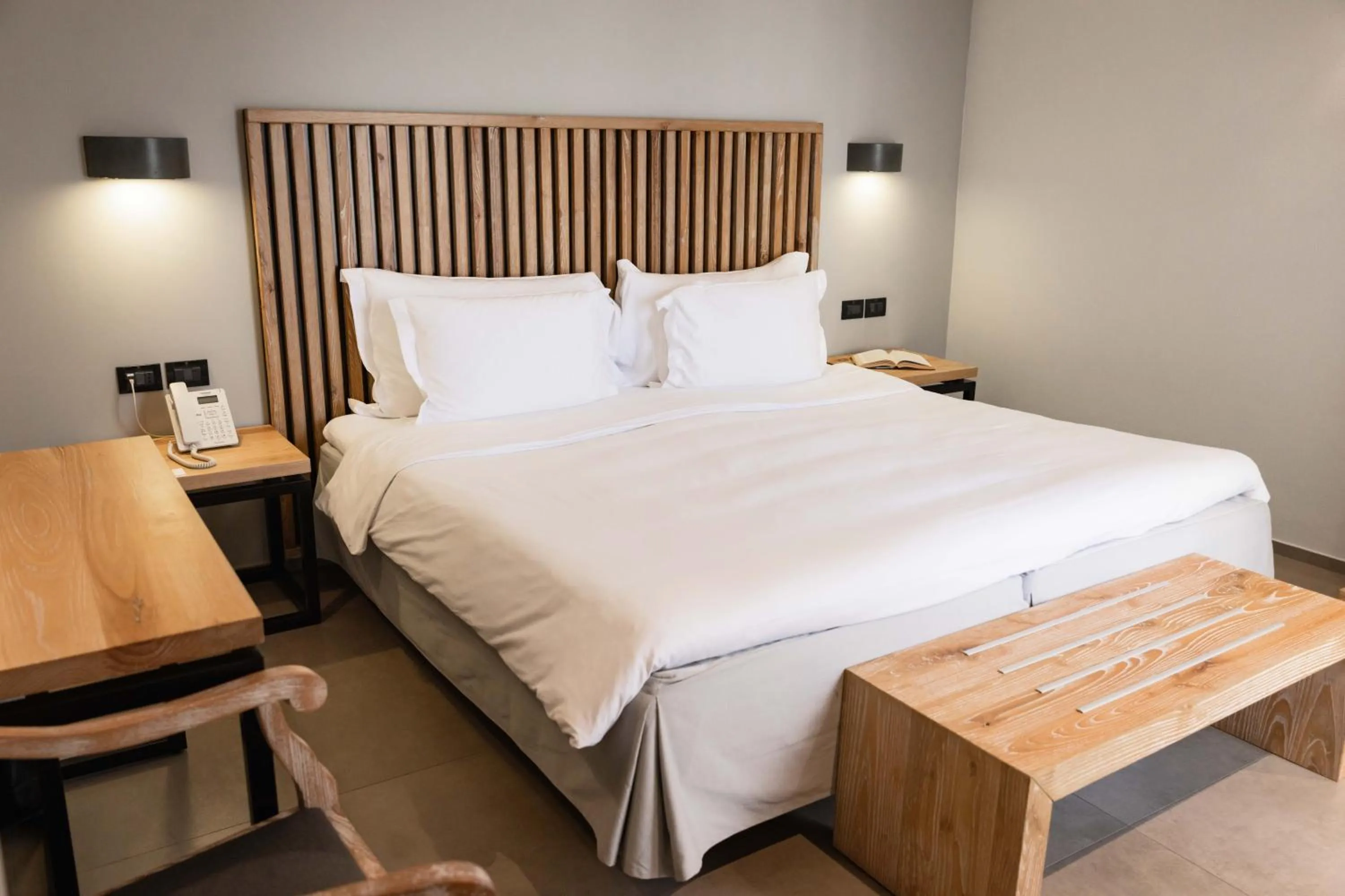 Bedroom, Bed in Movenpick Resort Agios Nikolaos Sivota