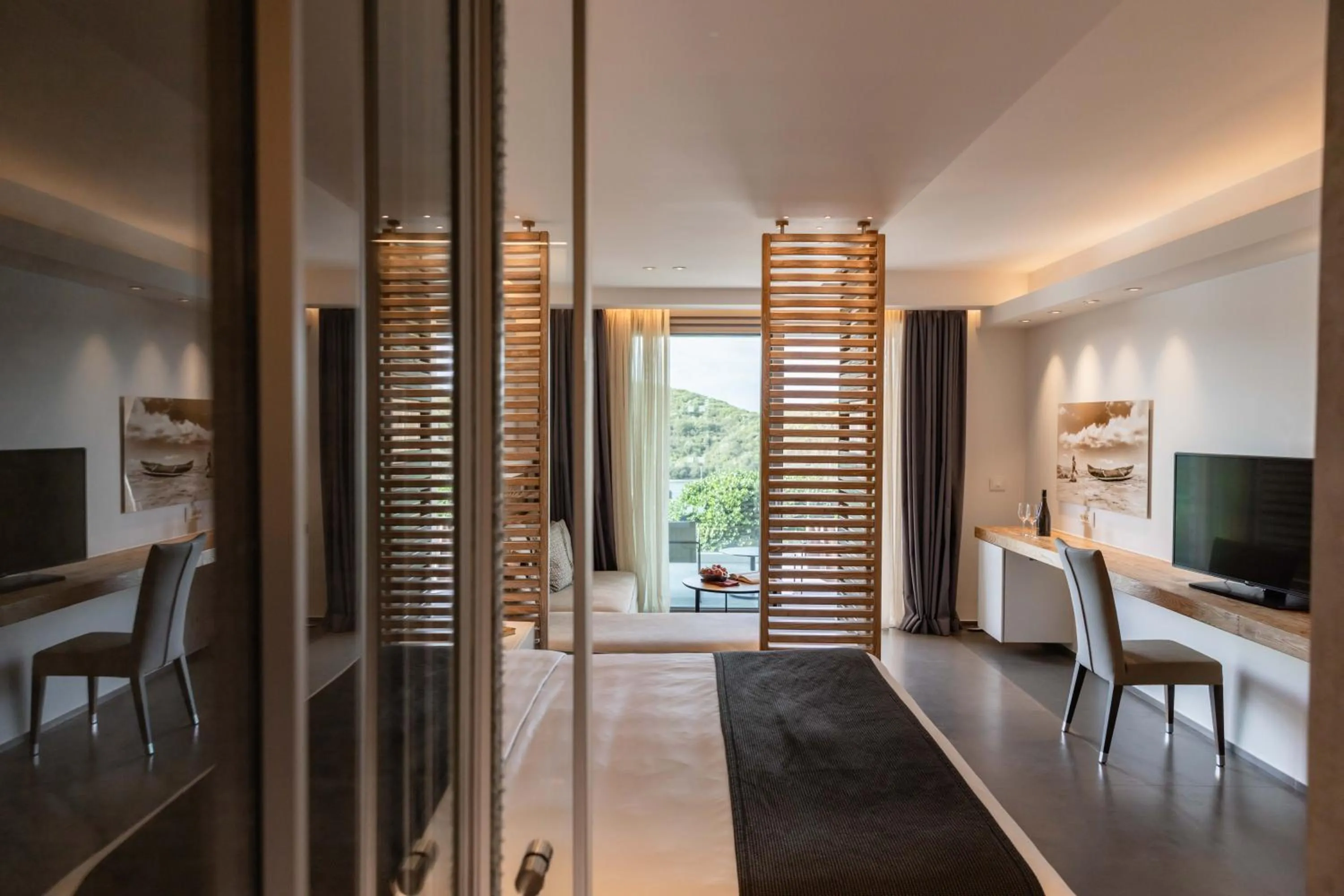 Bed in Movenpick Resort Agios Nikolaos Sivota