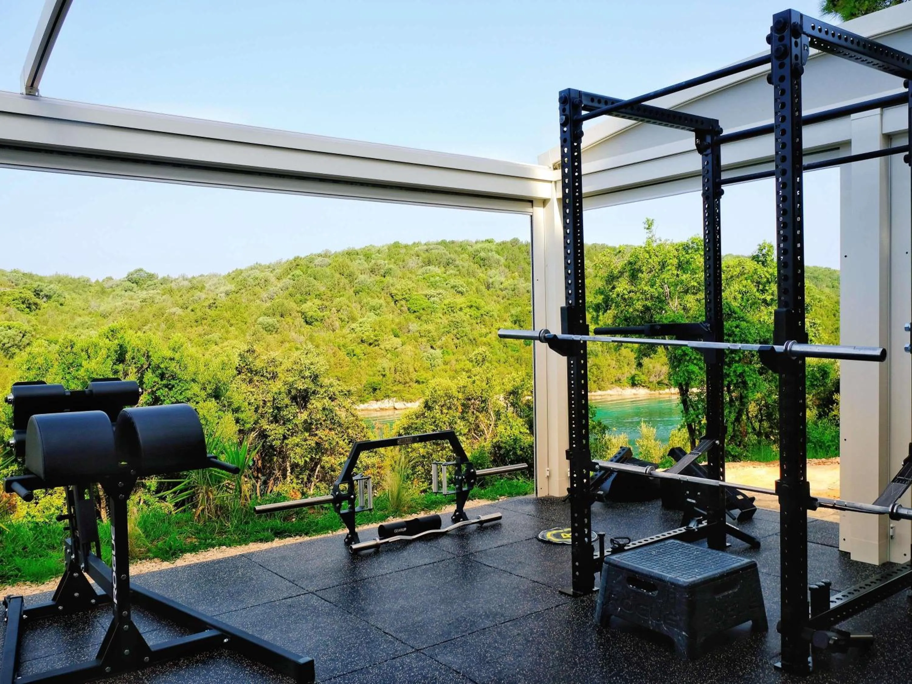 Fitness centre/facilities in Movenpick Resort Agios Nikolaos Sivota