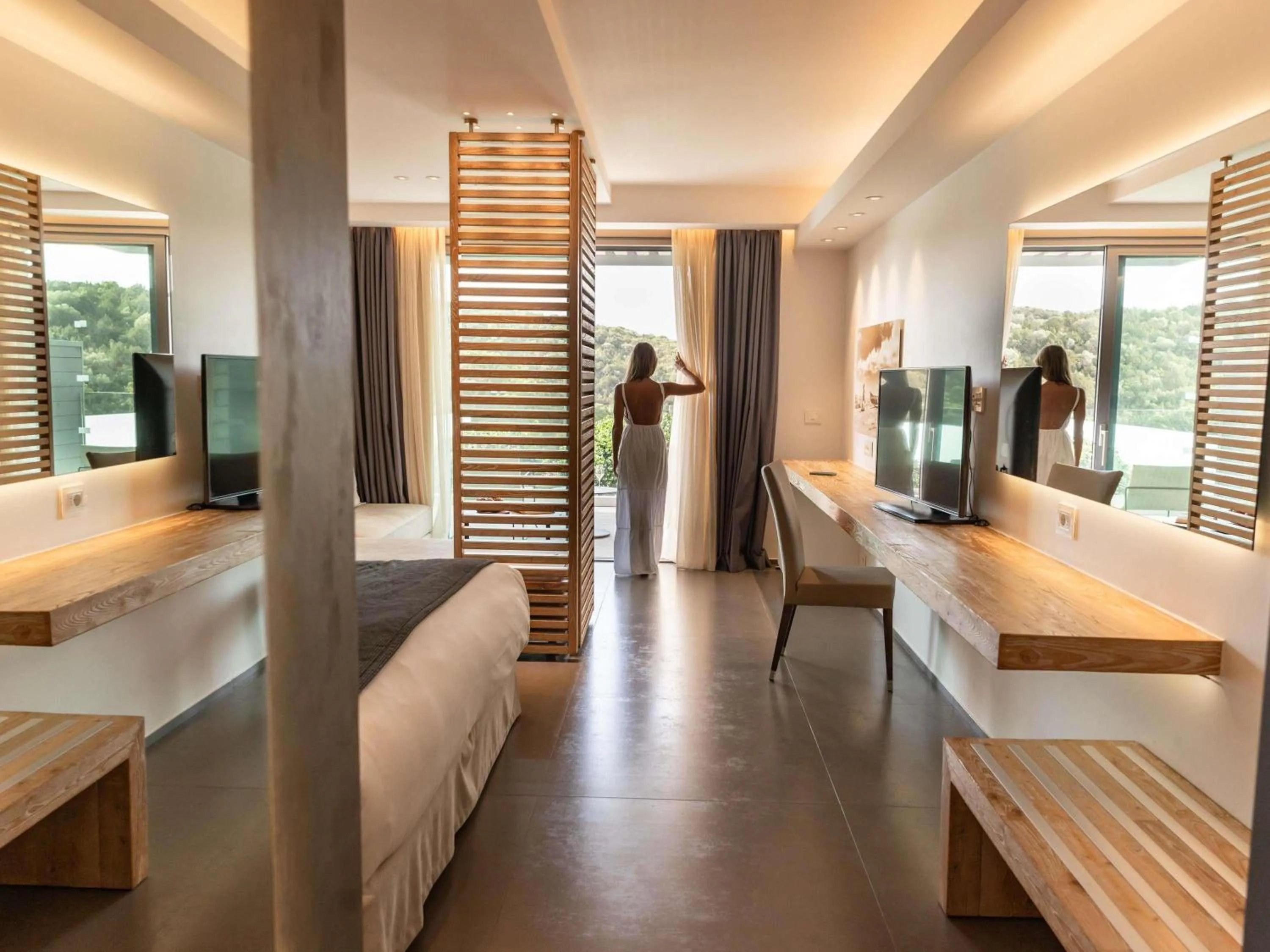 Bedroom, Bed in Movenpick Resort Agios Nikolaos Sivota