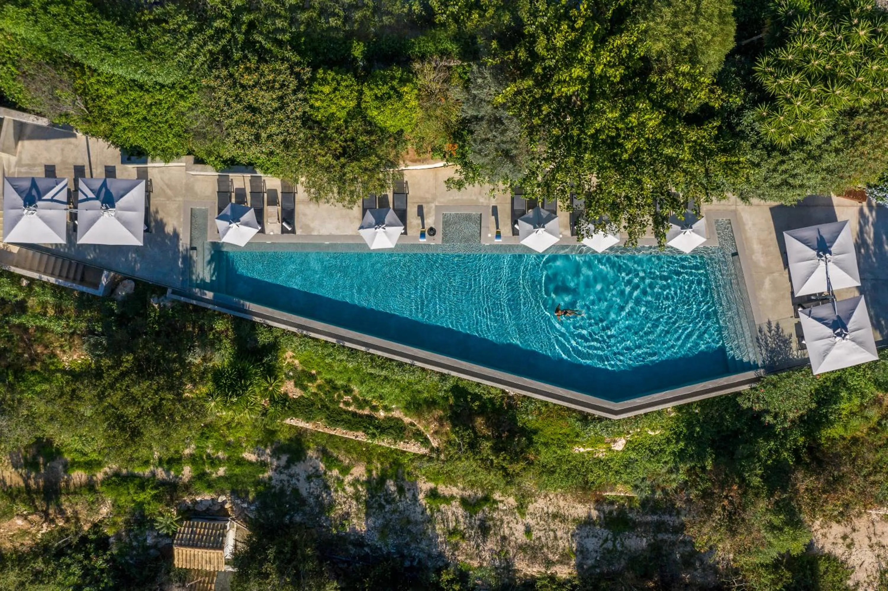 Bird's eye view in Movenpick Resort Agios Nikolaos Sivota