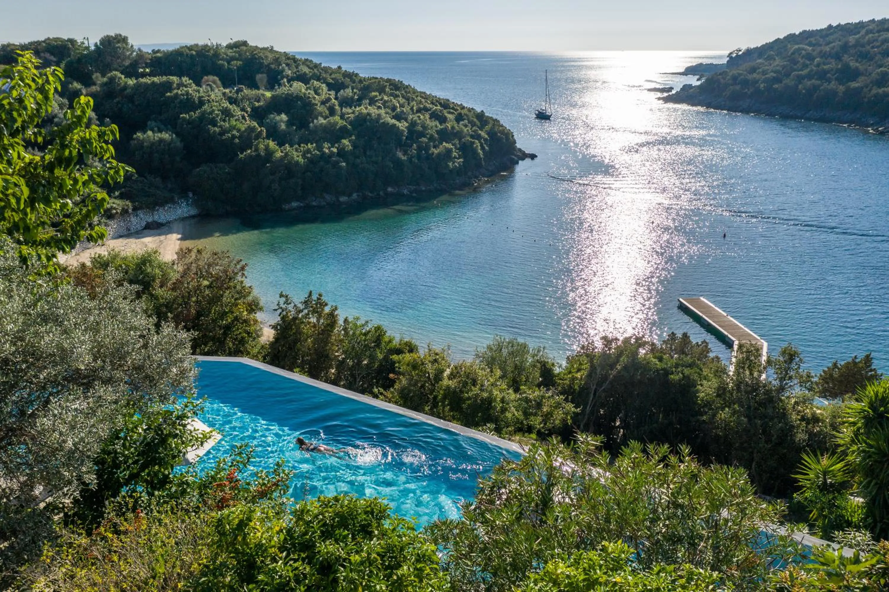 Swimming pool in Movenpick Resort Agios Nikolaos Sivota