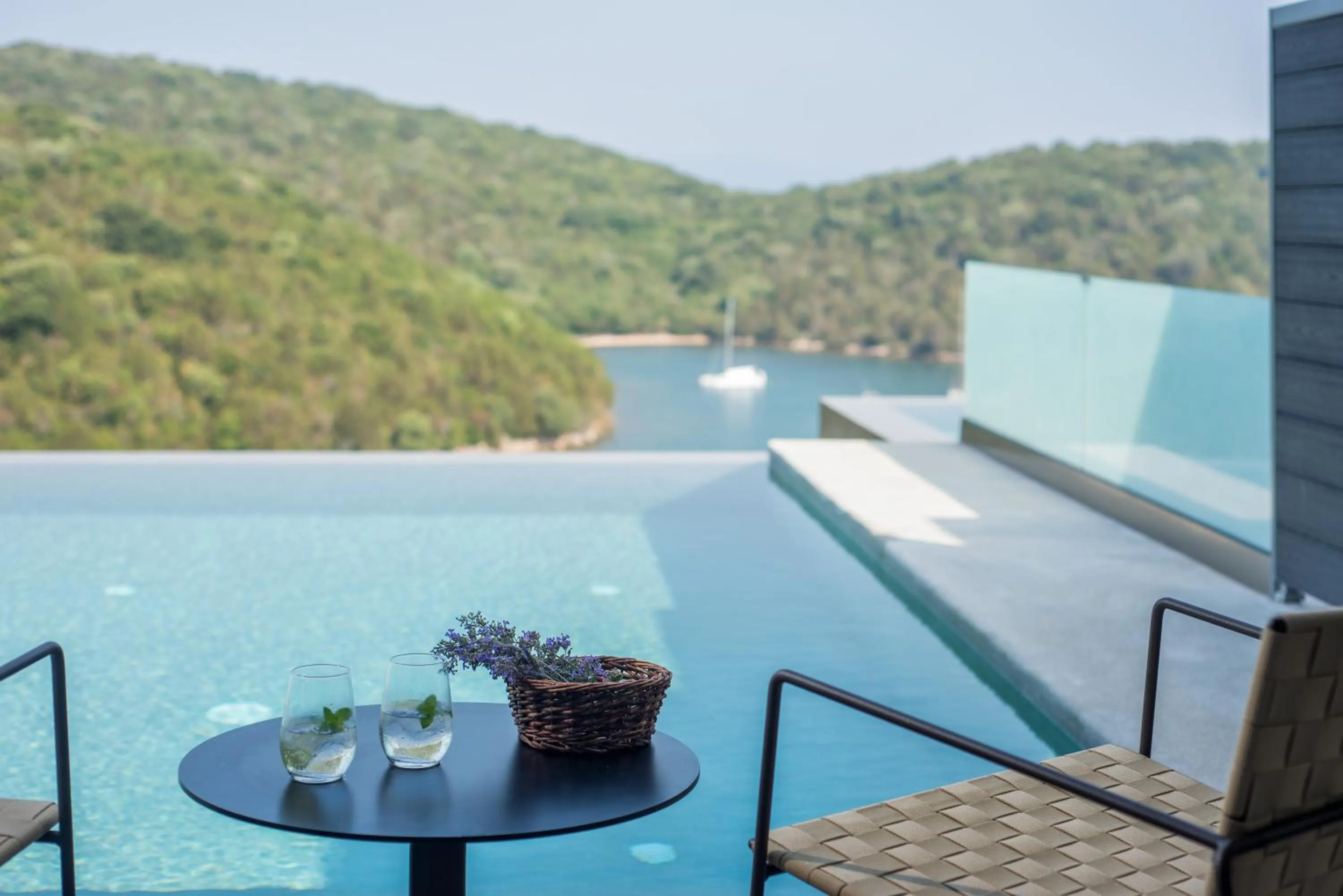 Pool view in Movenpick Resort Agios Nikolaos Sivota