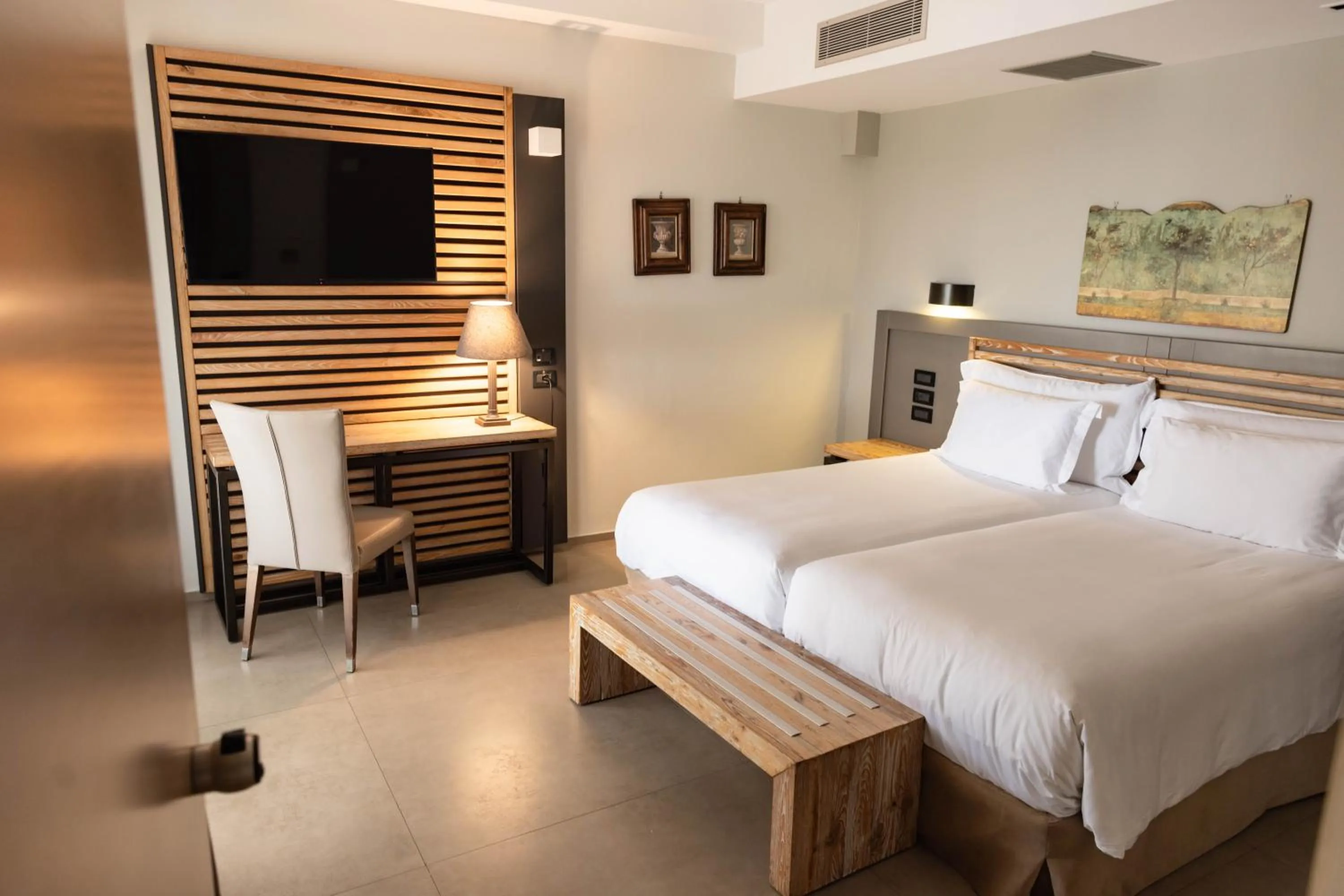 Bed in Movenpick Resort Agios Nikolaos Sivota