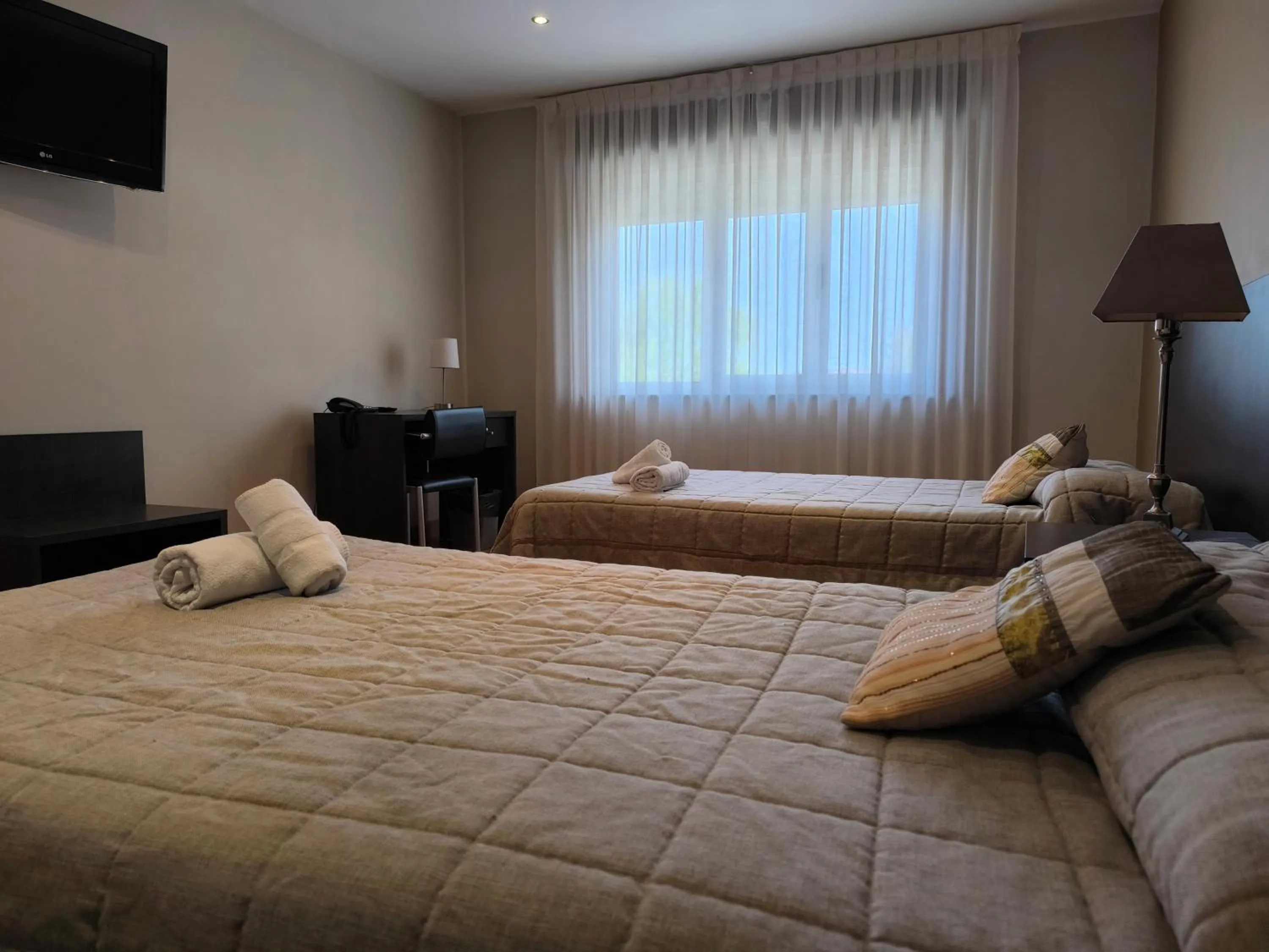 Bed in Hotel Santa Barbara