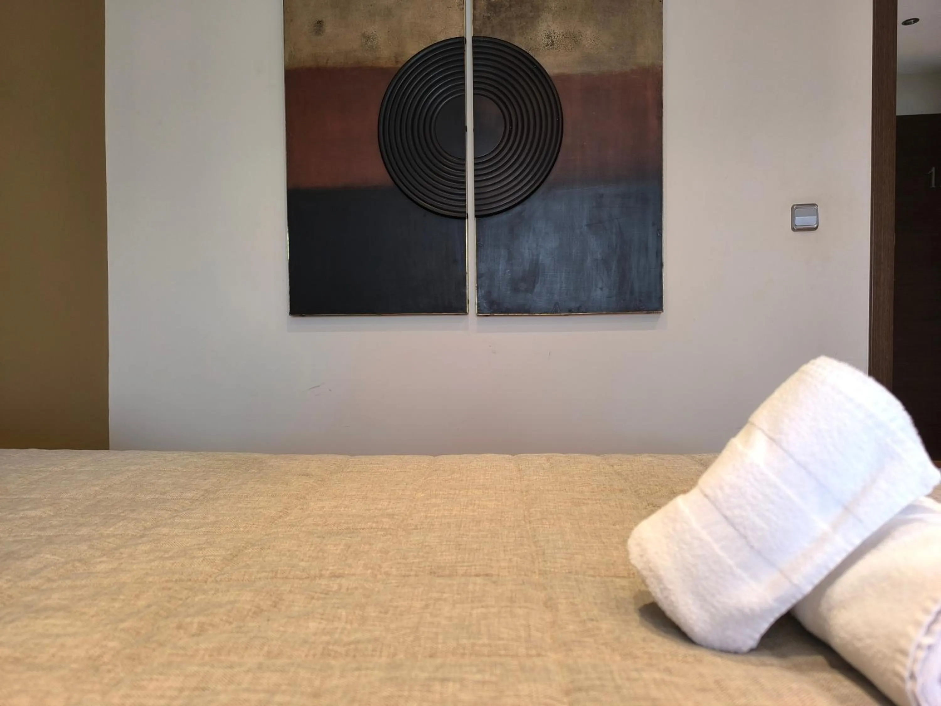 Bed in Hotel Santa Barbara