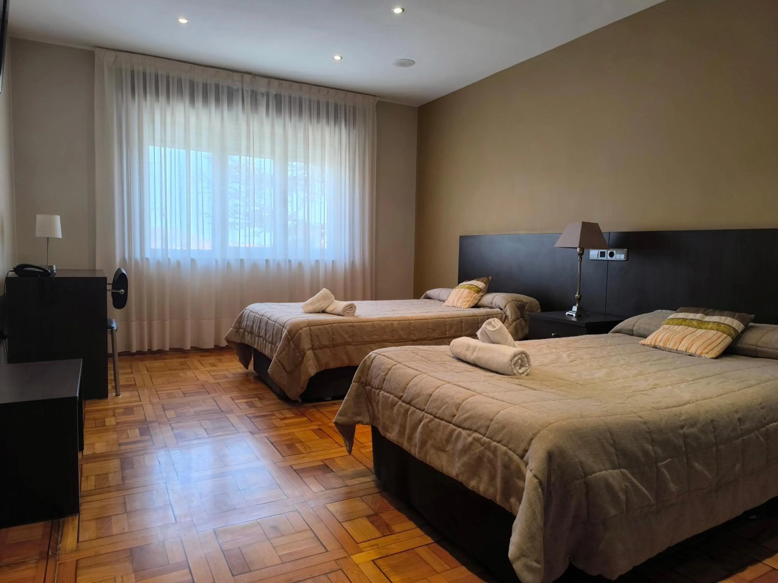 Bed in Hotel Santa Barbara