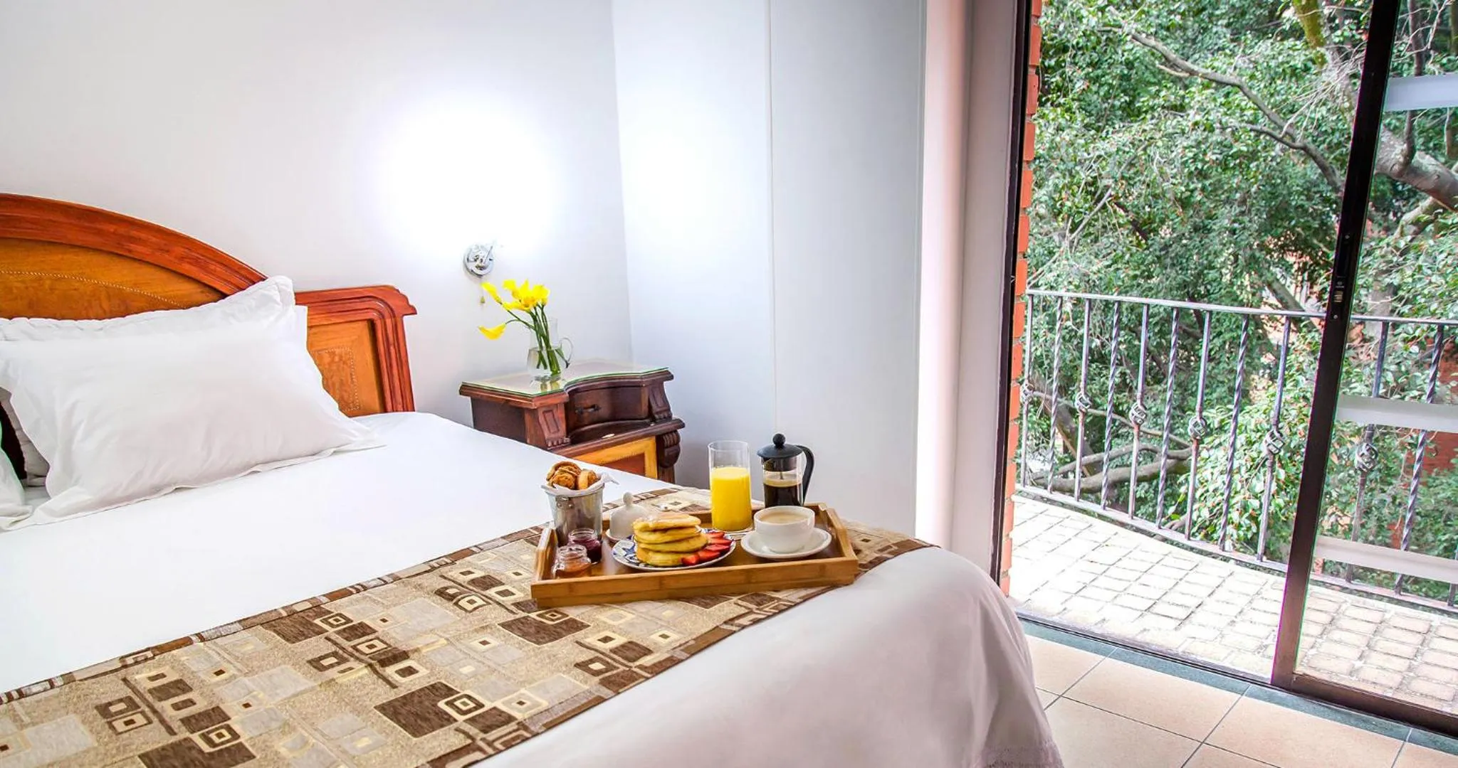 Bed in Hotel Casa Laureles