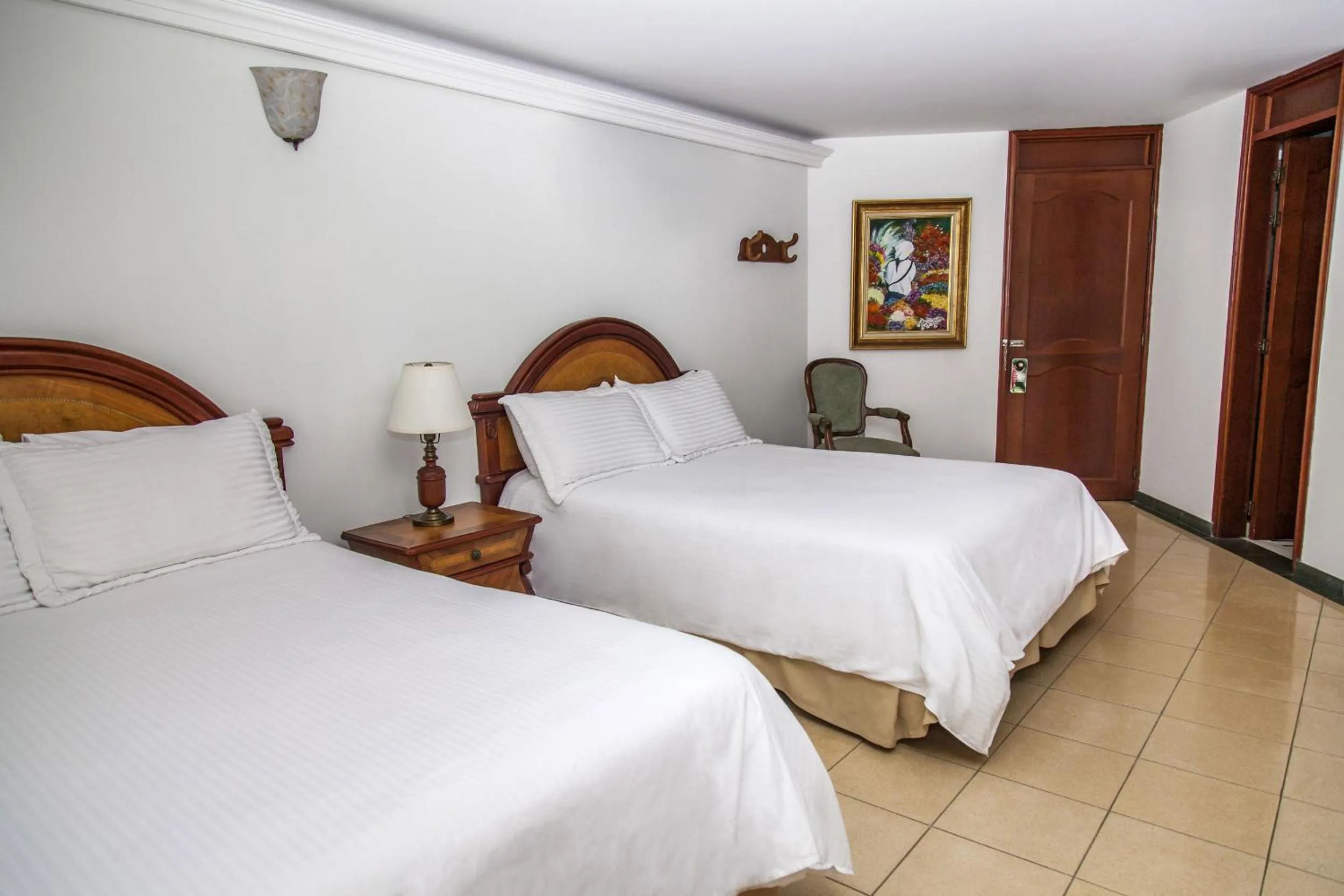 Bed in Hotel Casa Laureles