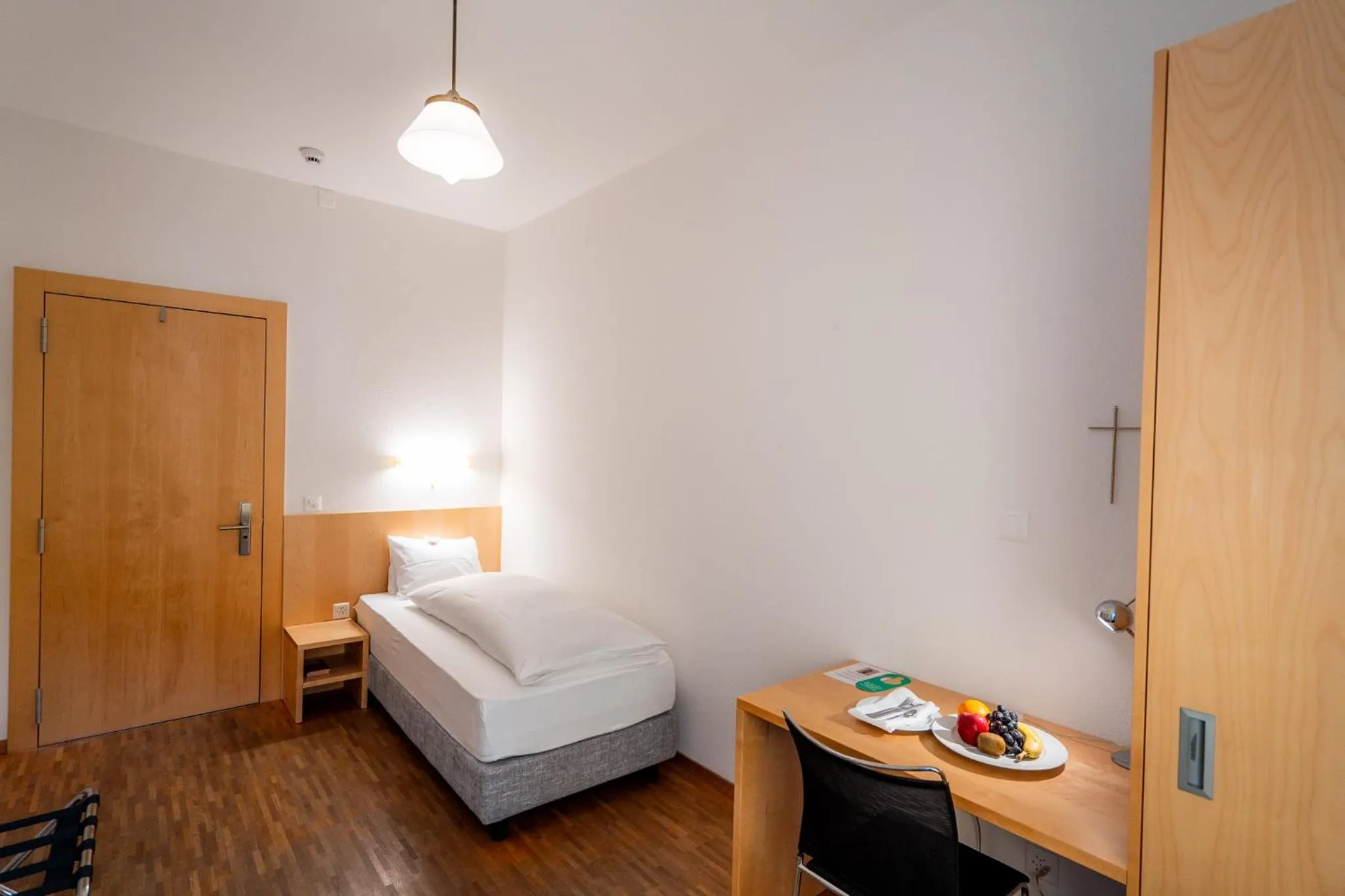 Bed in Hotel Haus Schönstatt contactless-Check-In