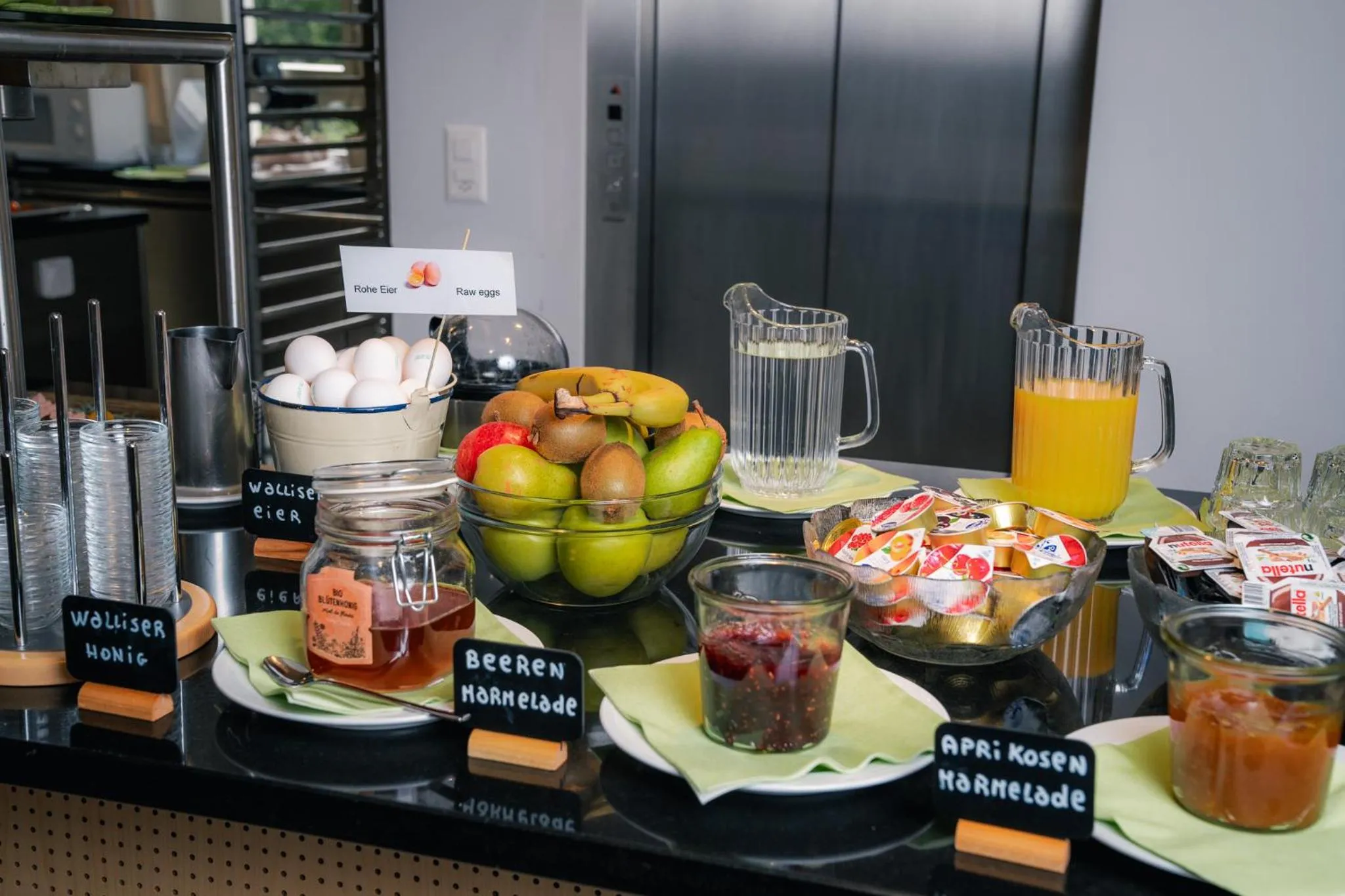 Buffet breakfast in Hotel Haus Schönstatt contactless-Check-In