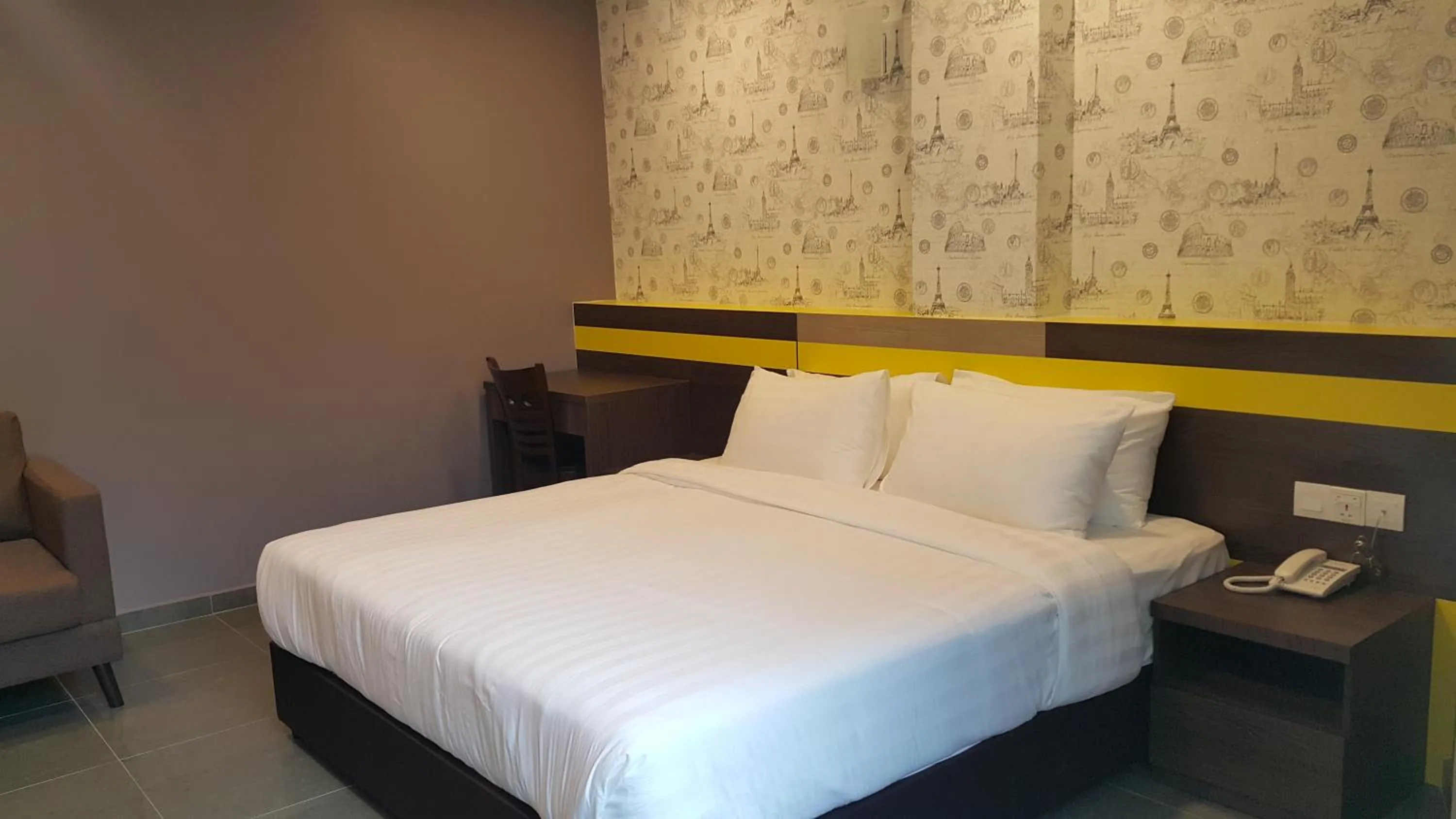Bed in Kampar Boutique Hotel