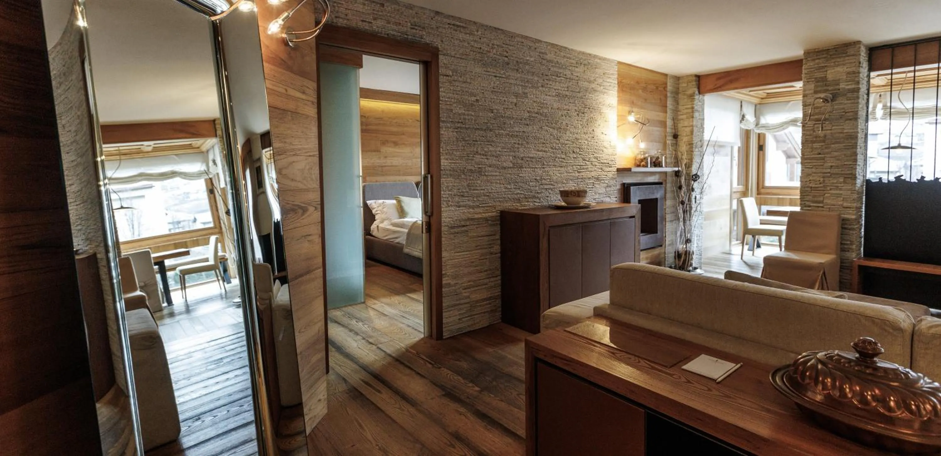 Living room in Sottovento Luxury Hospitality