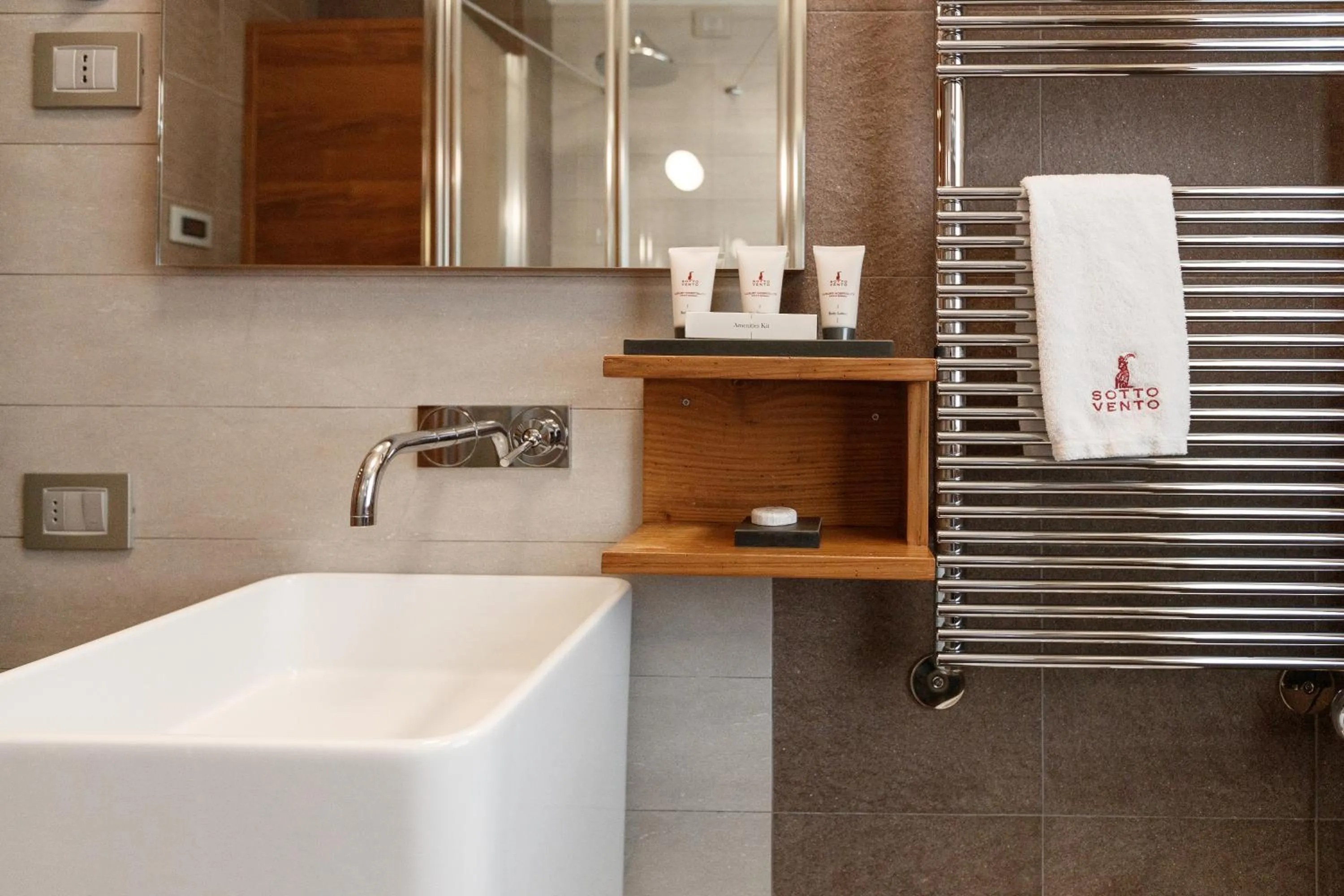 Bathroom in Sottovento Luxury Hospitality