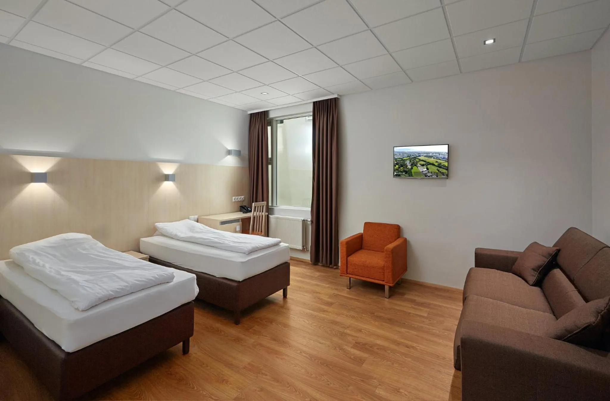 Bedroom, Bed in Hotel Klettur