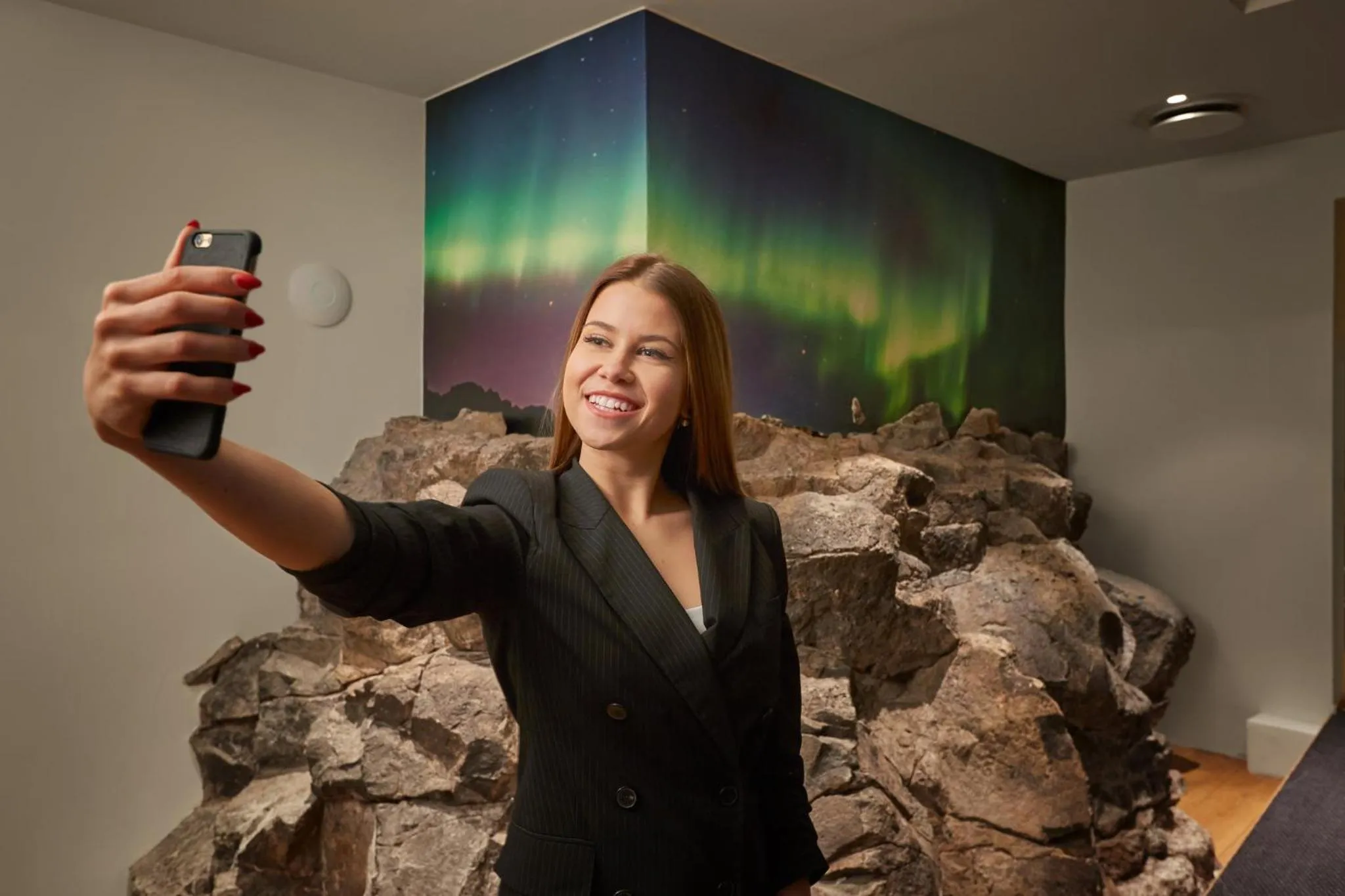 Decorative detail in Hotel Klettur