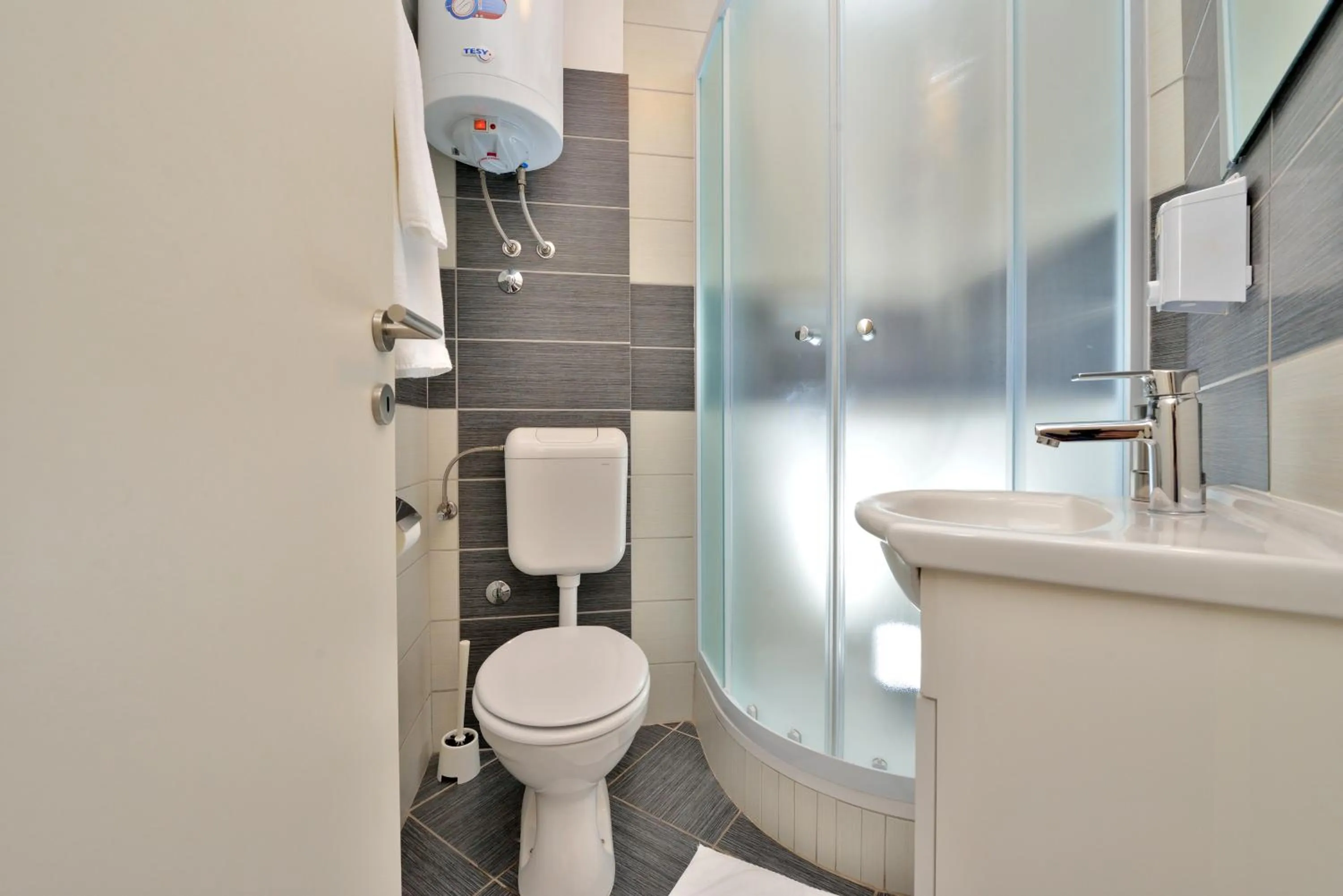 Bathroom in Apartments Donat