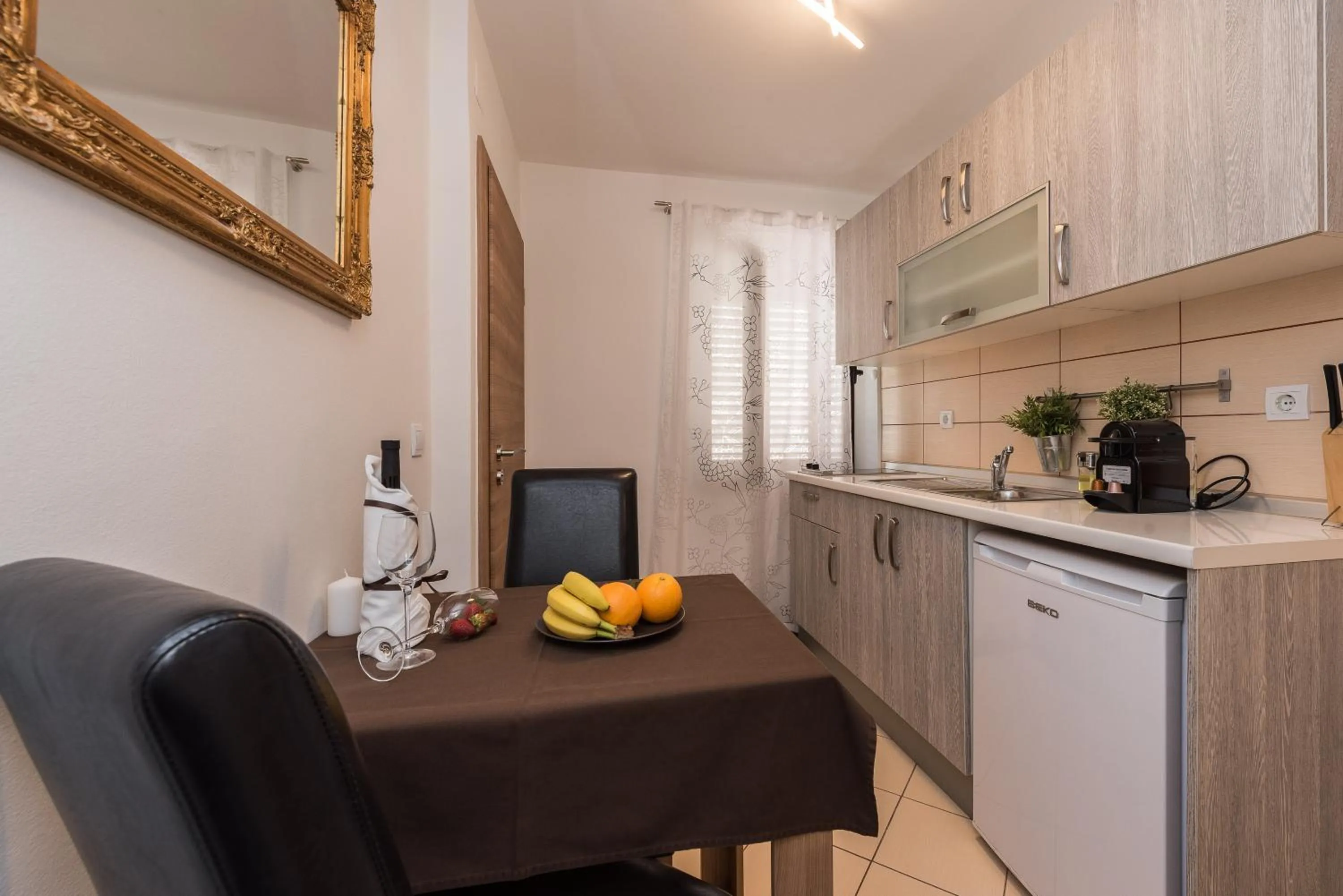 Coffee/tea facilities in Apartments Donat