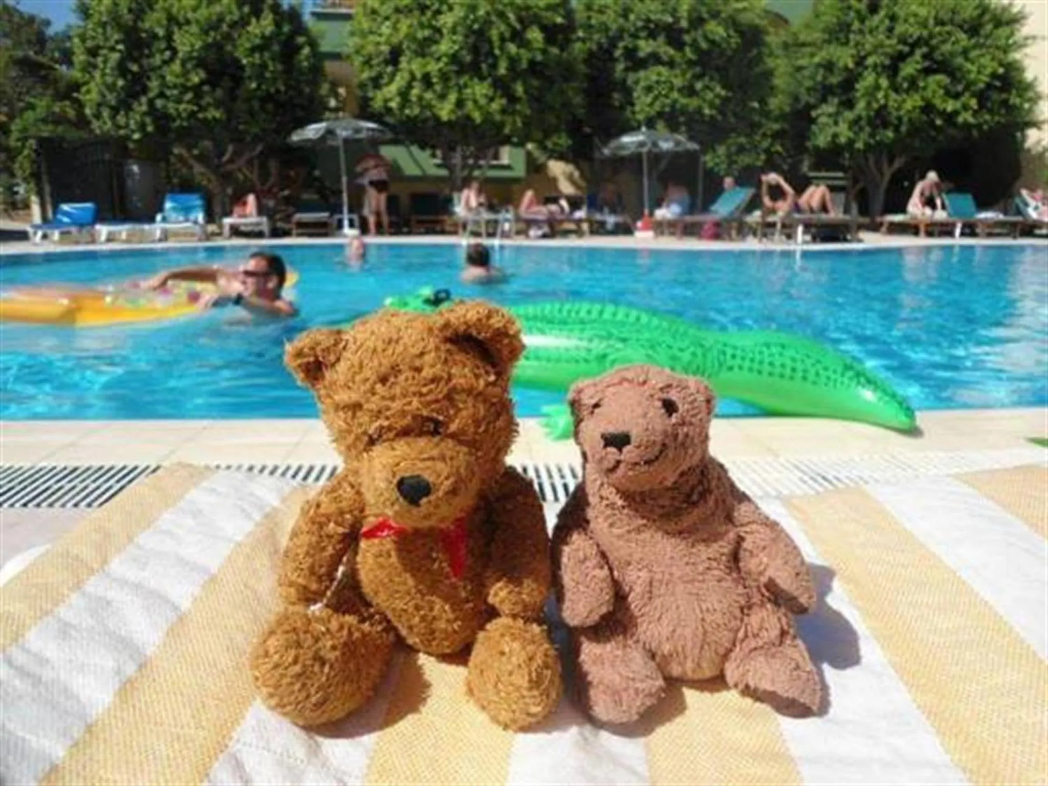 Pool view in Melissa Garden Apart Hotel