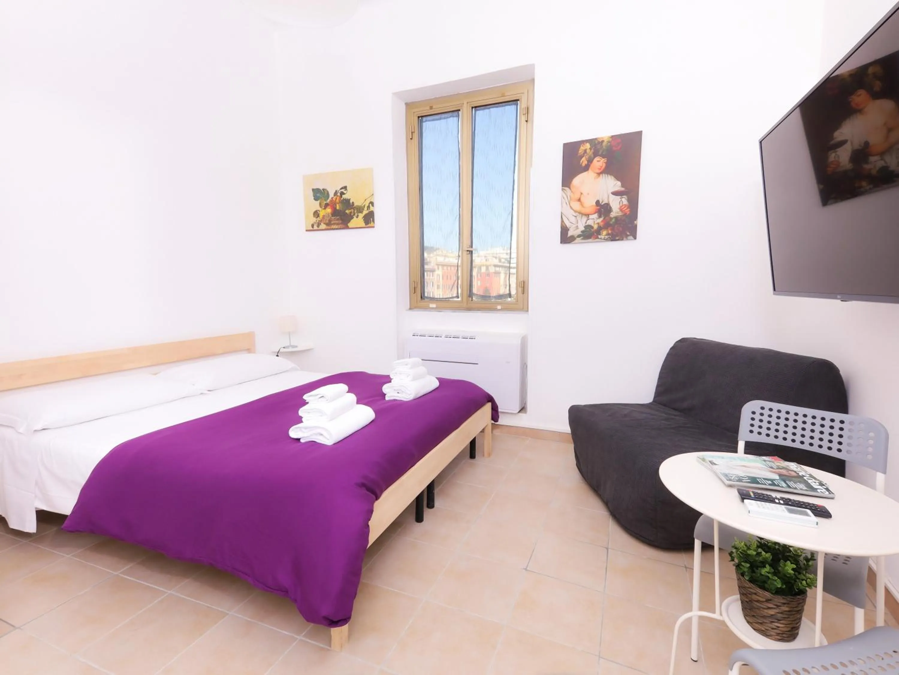 Bed in Cielo Vaticano Guest House