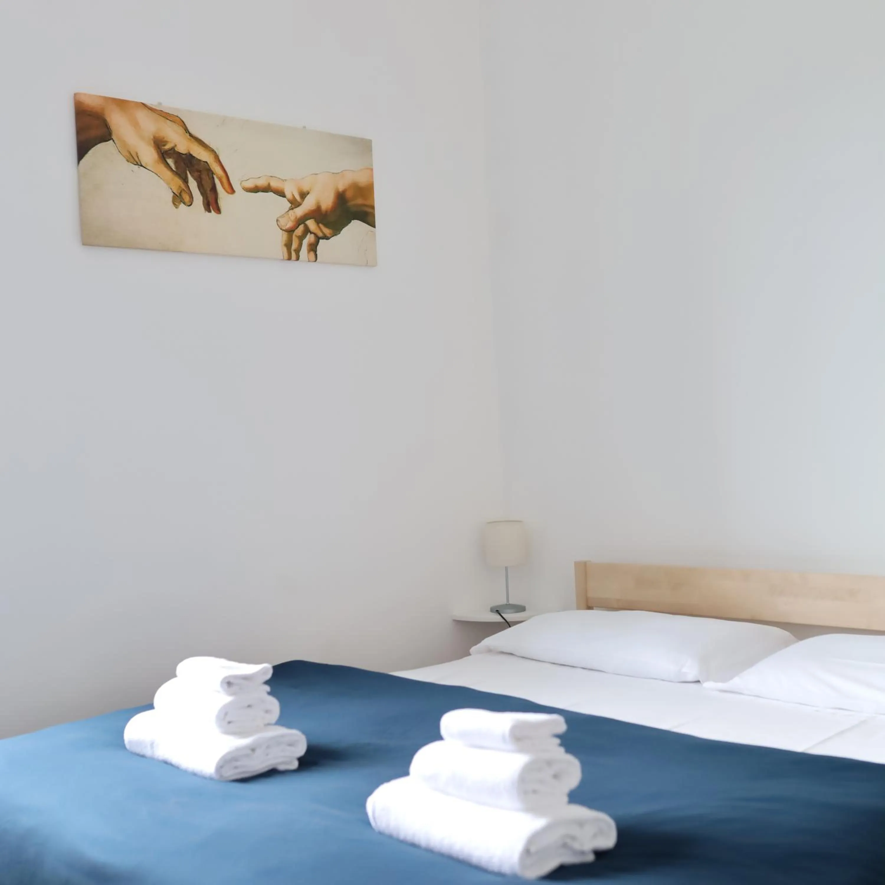 Decorative detail, Bed in Cielo Vaticano Guest House