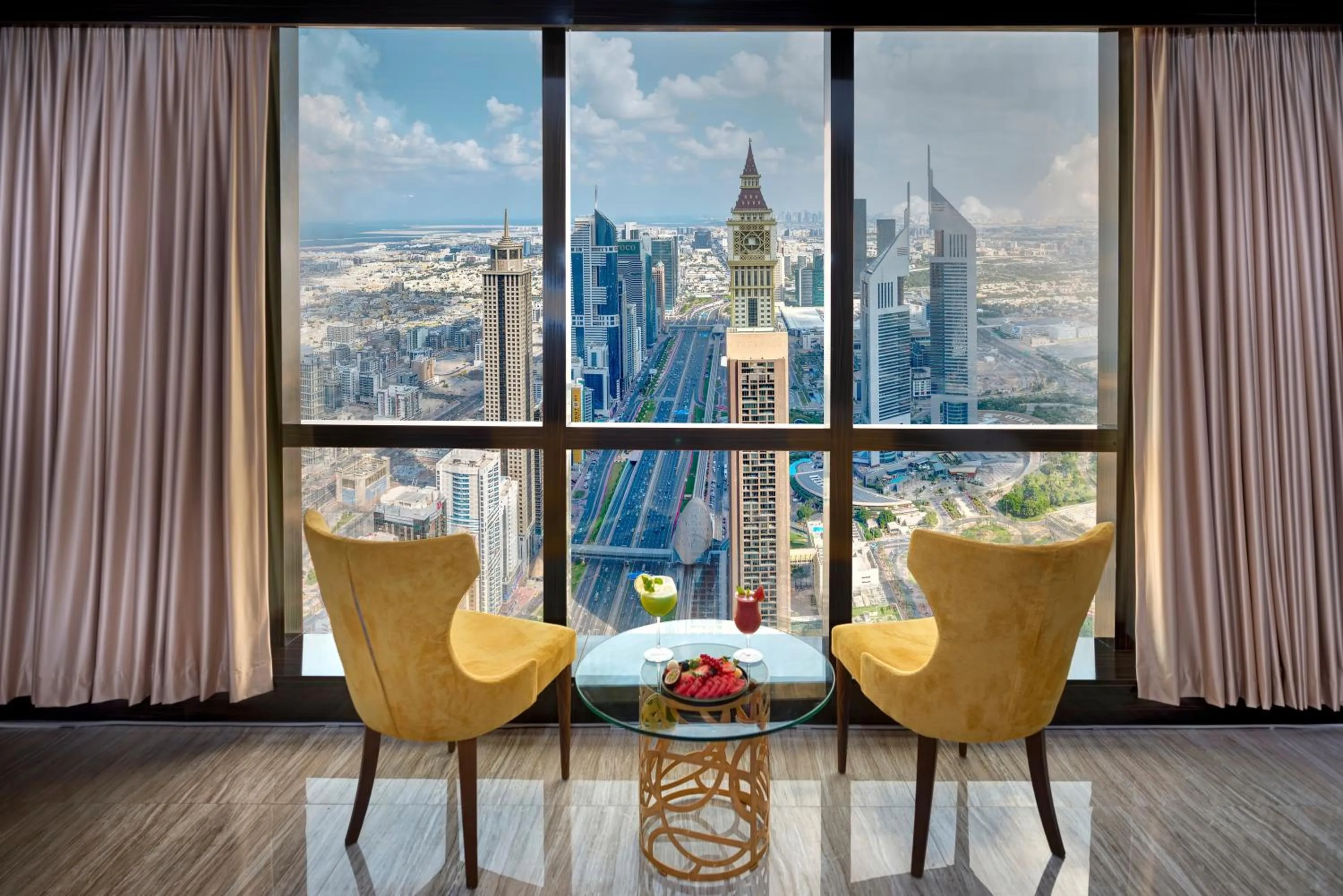 Seating area in Gevora Hotel