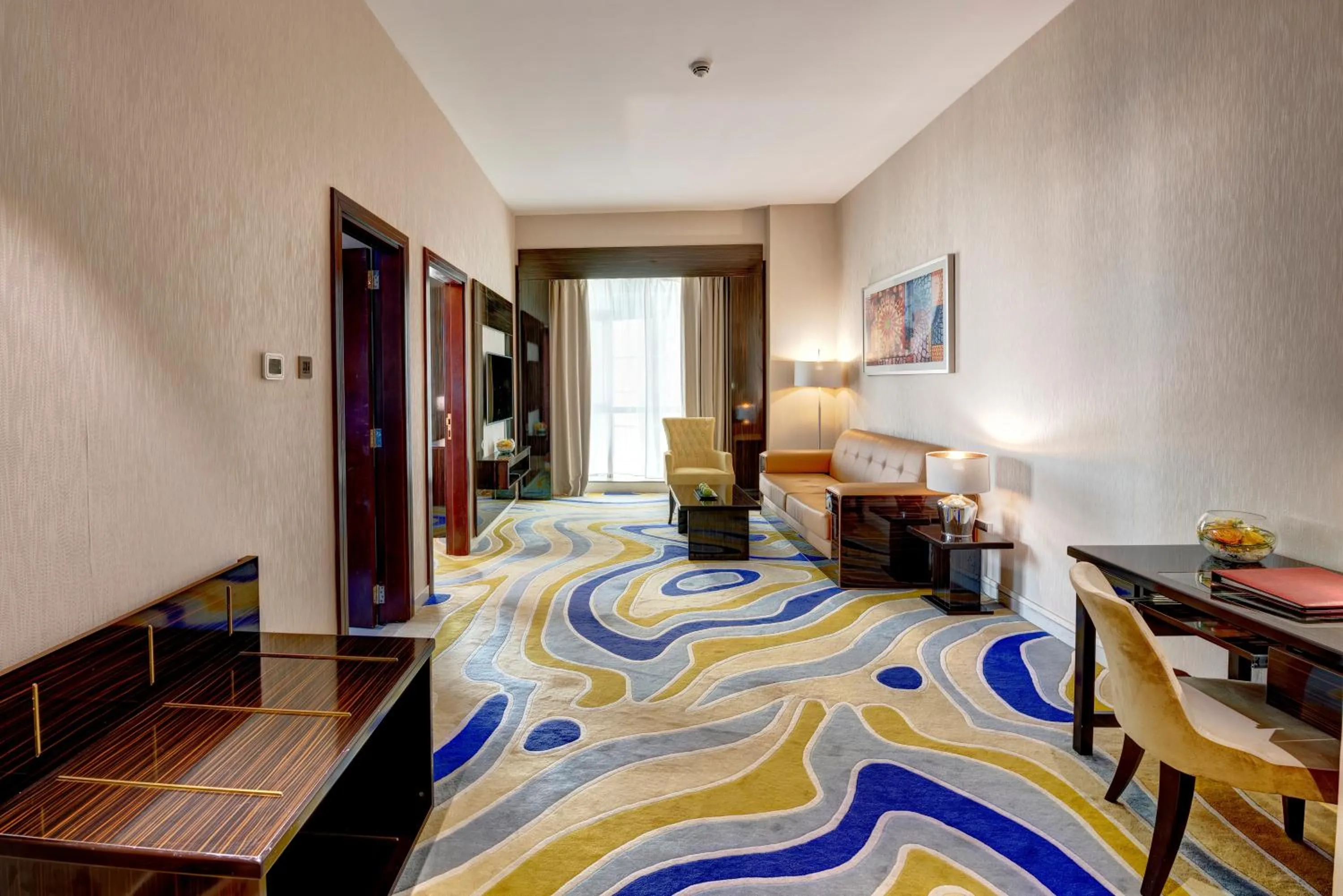 Living room, Bed in Gevora Hotel