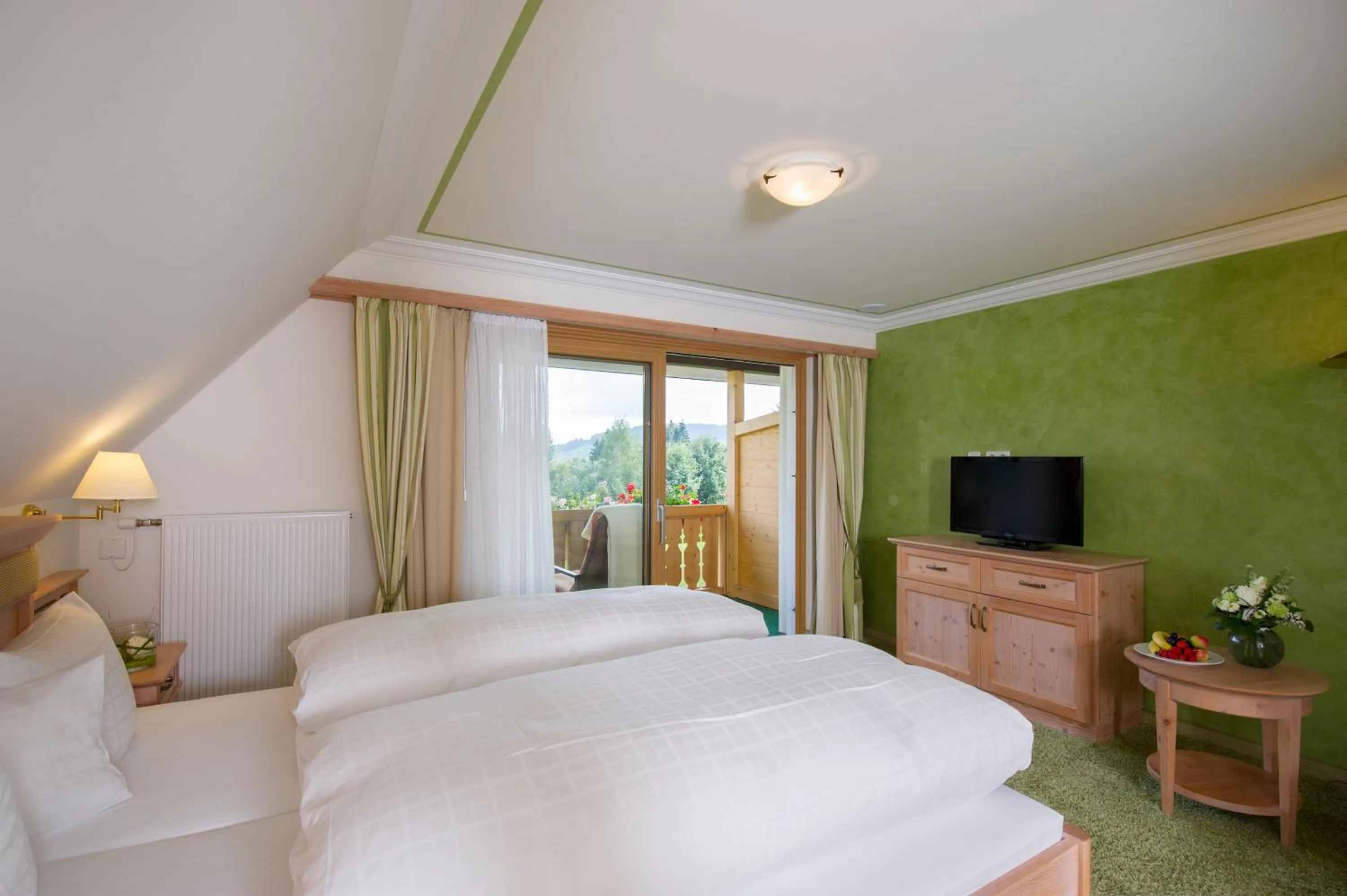 Bed in Hotel Rössle