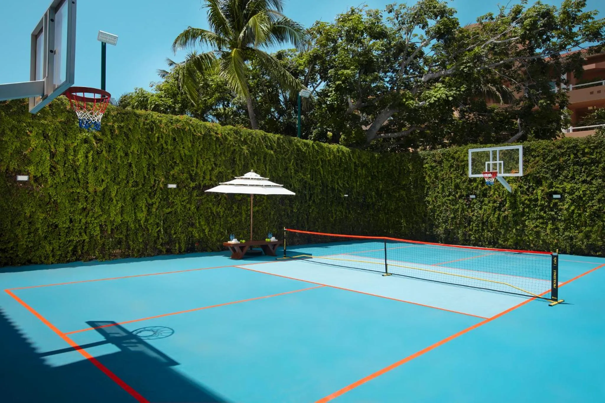 Tennis court in Dreams Aventuras Riviera Maya - All Inclusive