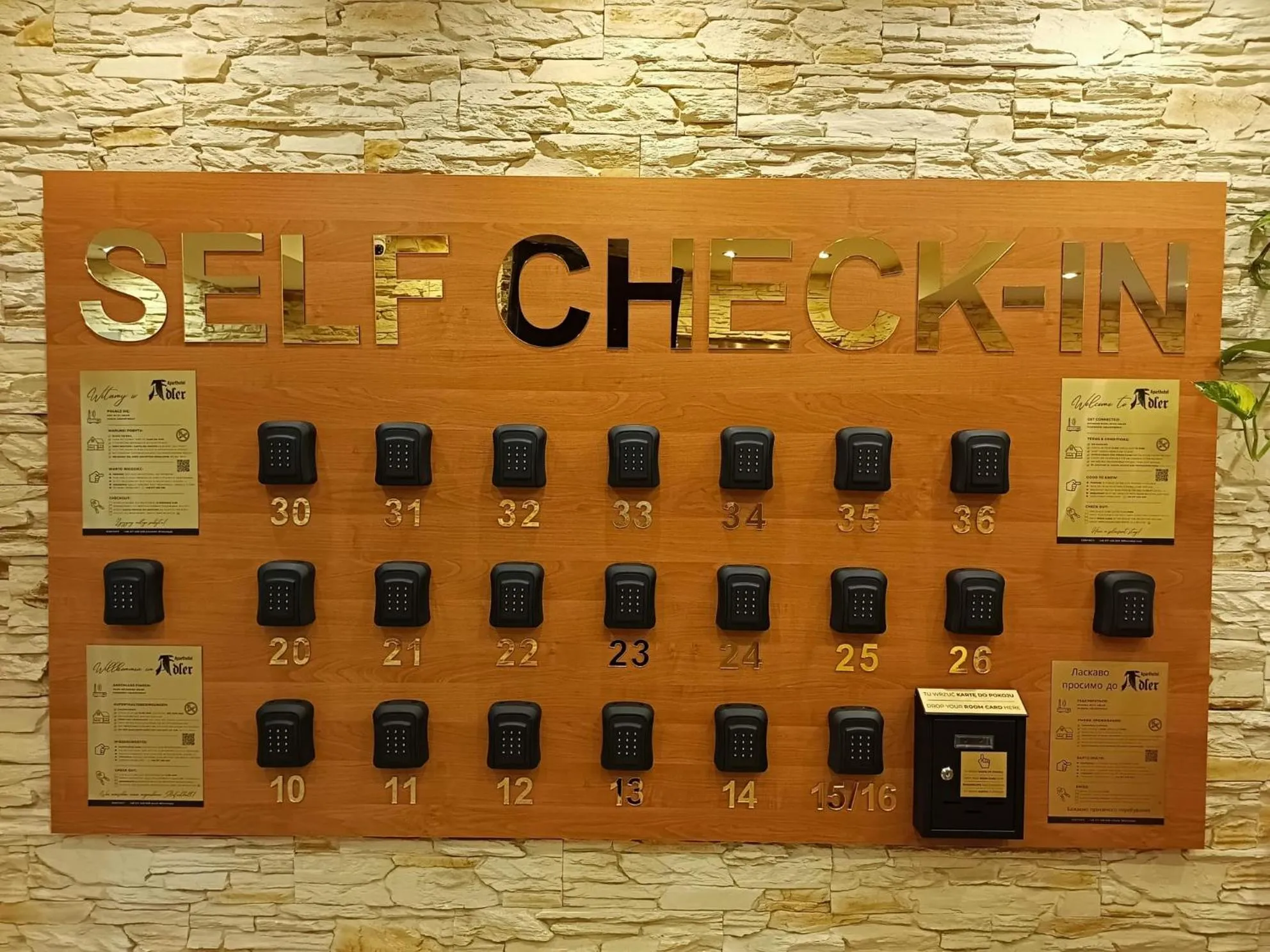 Lobby or reception in Aparthotel Adler