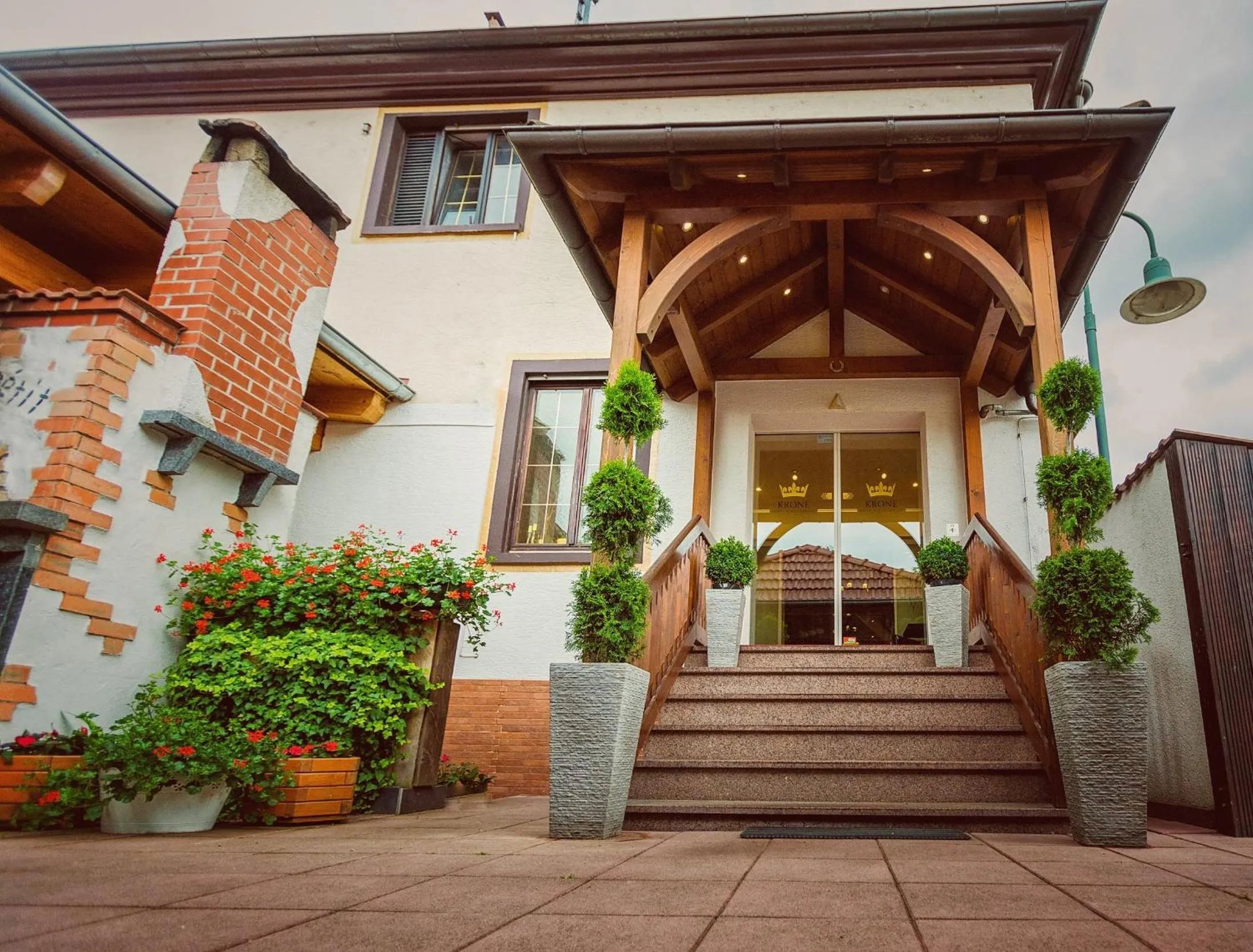 Facade/entrance in Hotel Krone