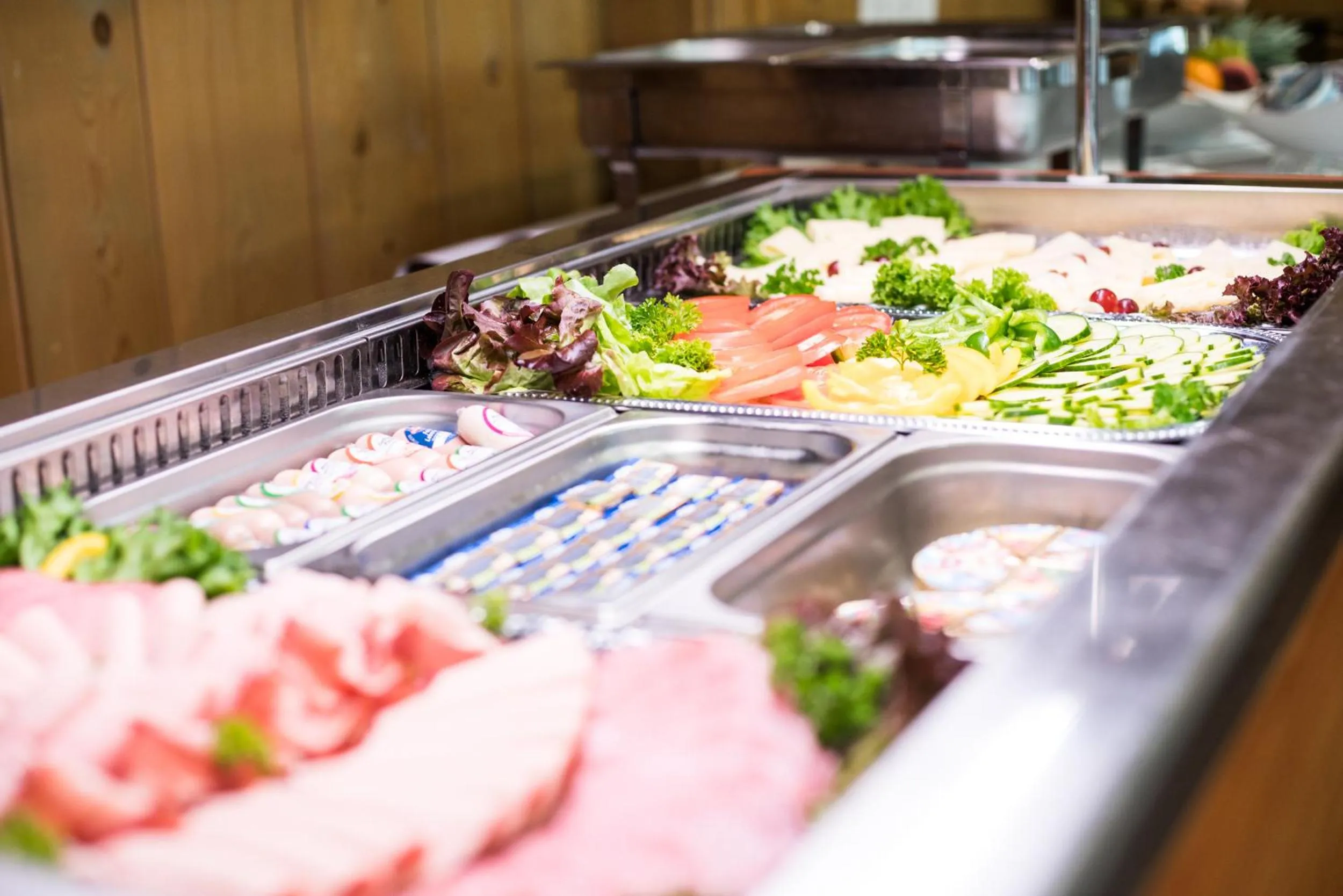 Buffet breakfast in Hotel Krone