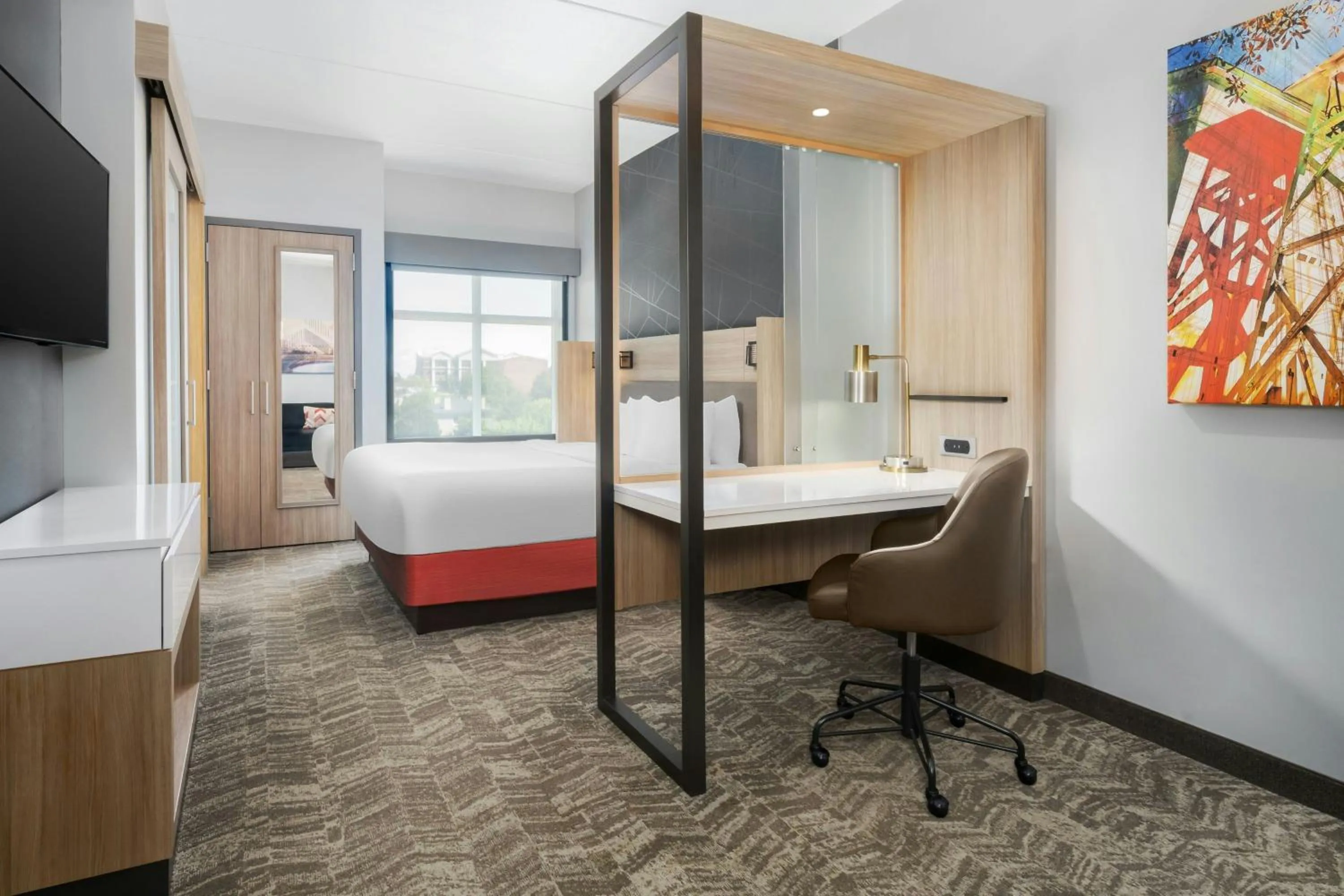 Bedroom, Bed in Springhill Suites By Marriott Athens Downtown/University Area